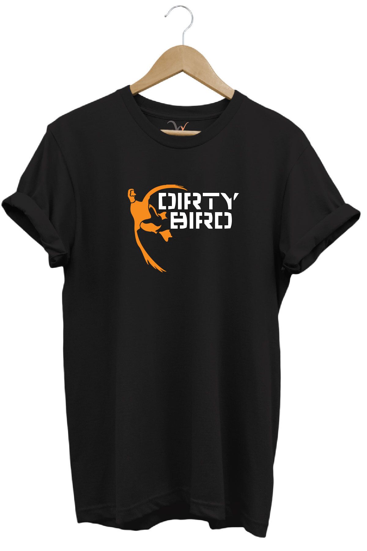 WİDİ Hunting Ördek Avcılığı Baskılı %100 Pamuk Regular Fit Bisiklet Yaka Premium T-Shirt