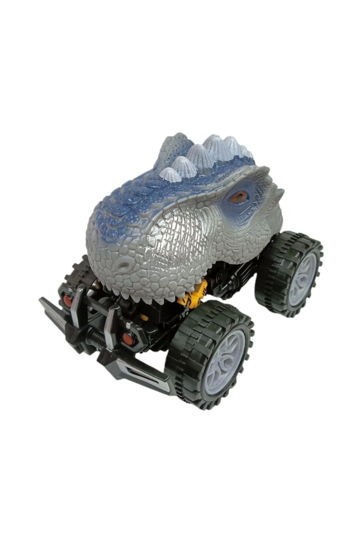 Tolzan Sürtmeli Dinazor Robota Dönüşen Araba 14 Cm - Gri