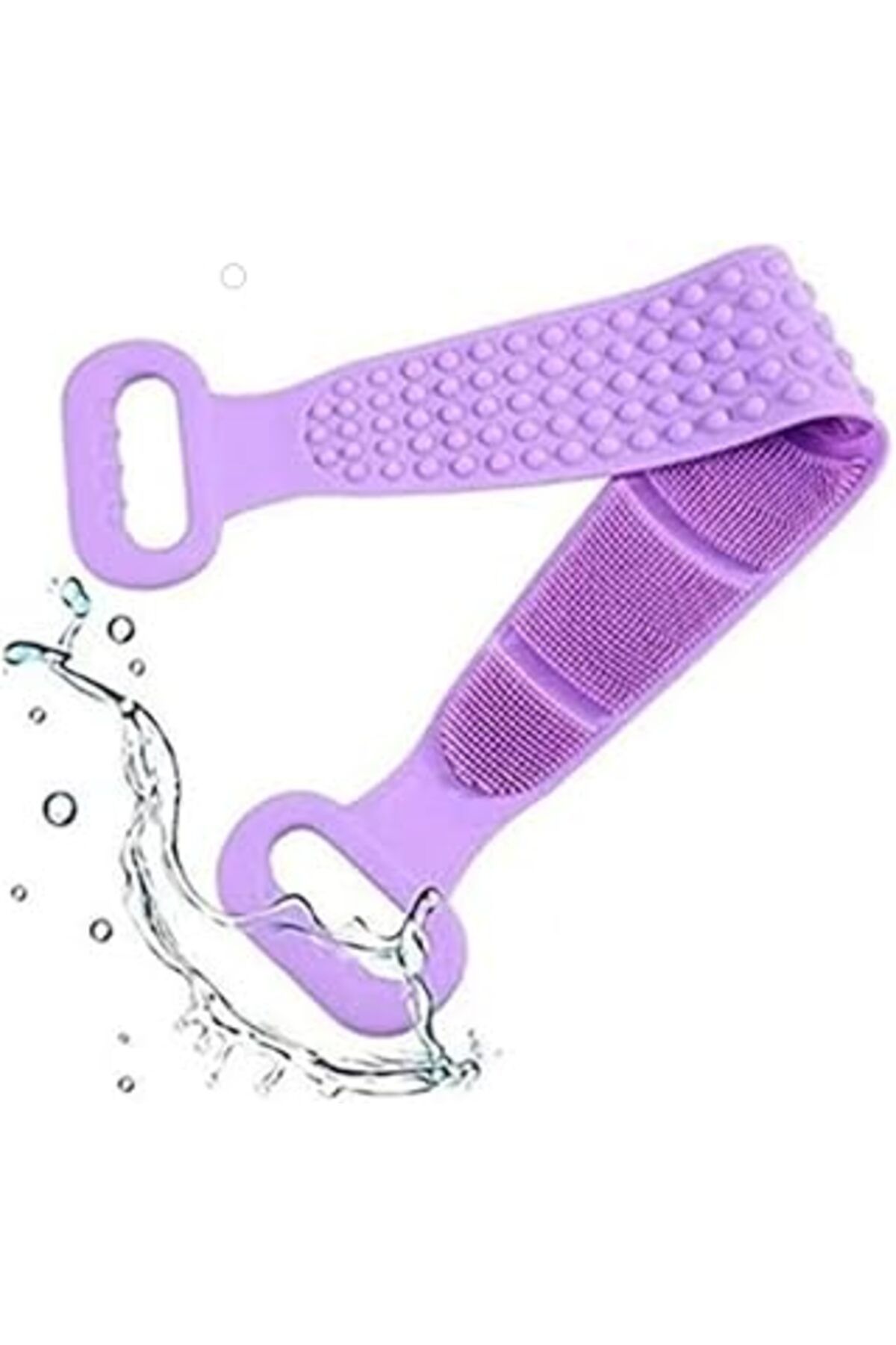 karadağsb Tineke Banyo Sırt Kesesi Çift Taraflı Silikon Cilt Temizleme Fırçası 60 Cm