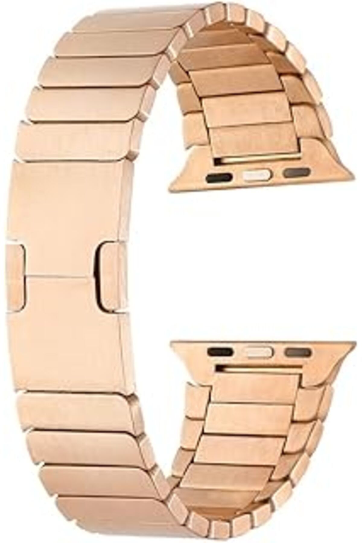 karadağsb Zore Apple İle Uyumlu Watch 42Mm Krd-82 Metal Kordon Rose Gold