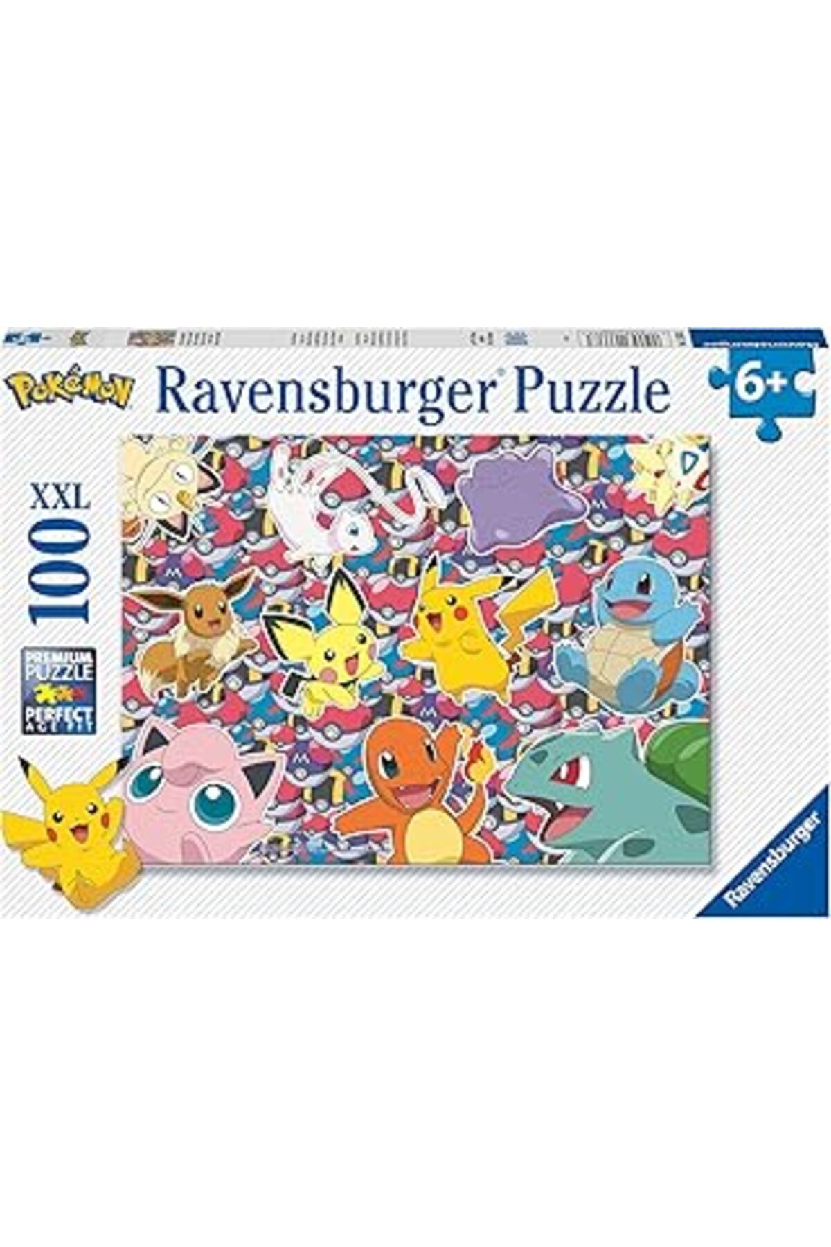 karadağsb Ravensburger Çocuk Yapbozu 13338 - Savaşmaya Hazır! - 100 Parça Xxl Pokemon Puzzle, 6 Yaşından Büyü