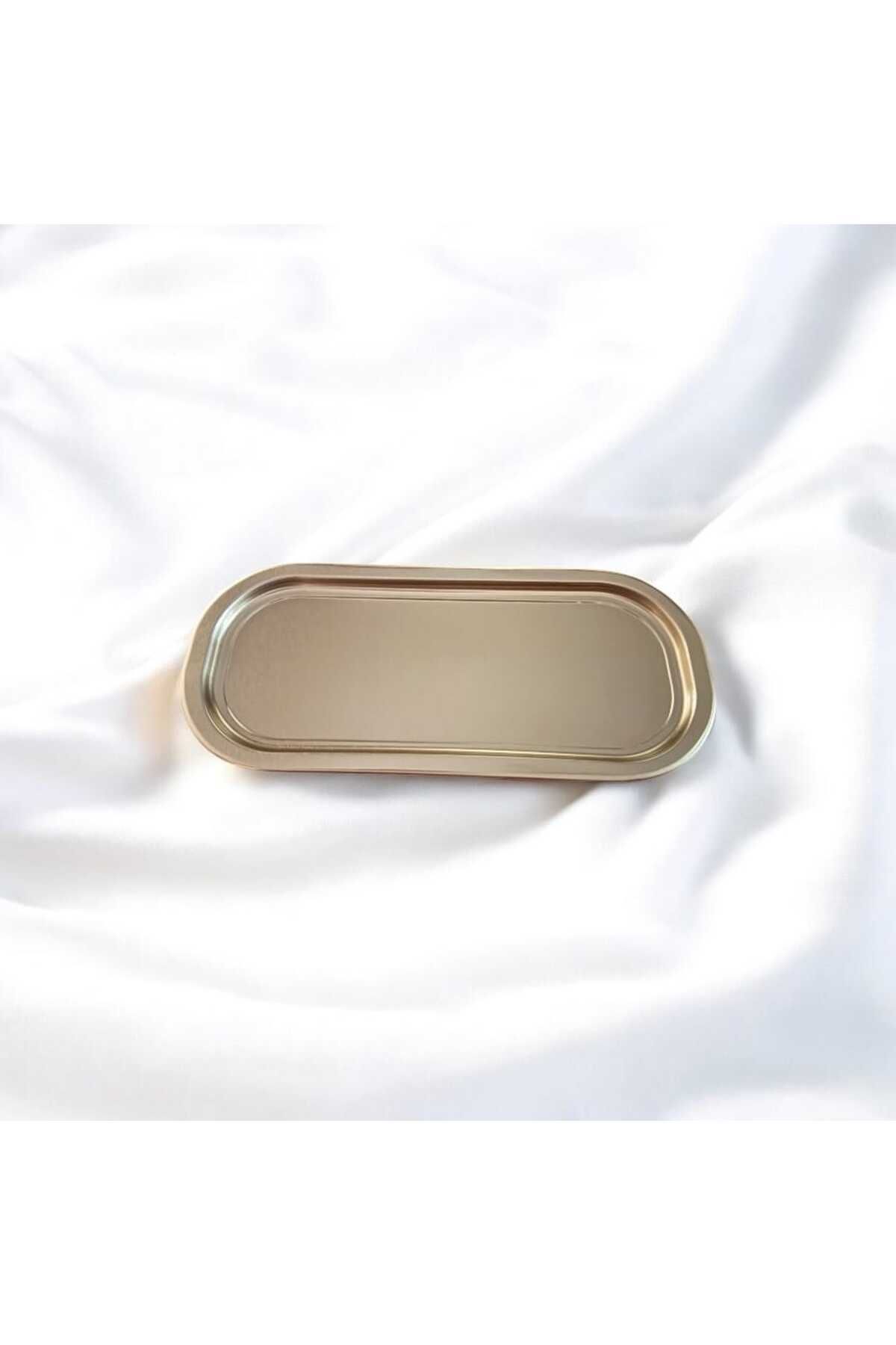 TEMEL AMBALAJ METAL KUTU 12'li Metal Oval Tepsi