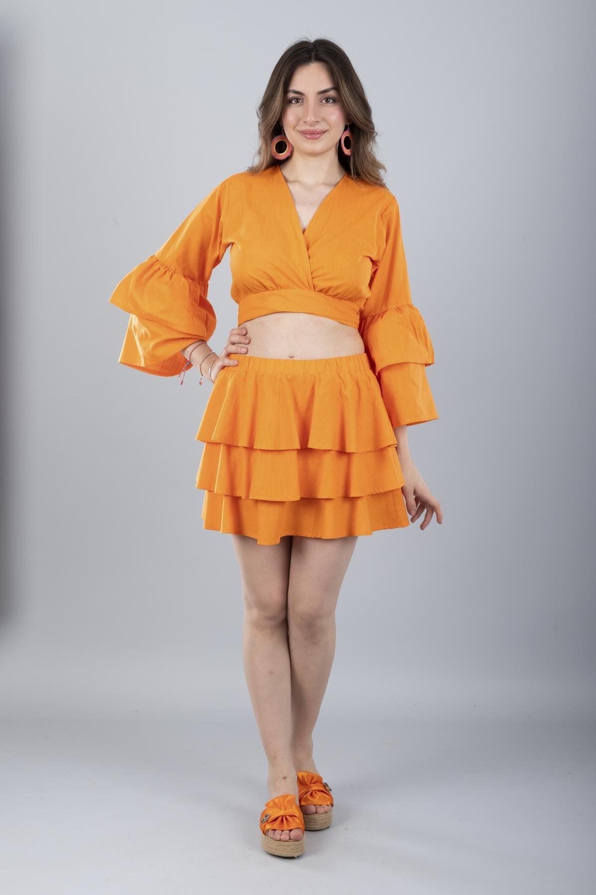 Bonitas Beachwear Pamuklu Etek Kavuniçi