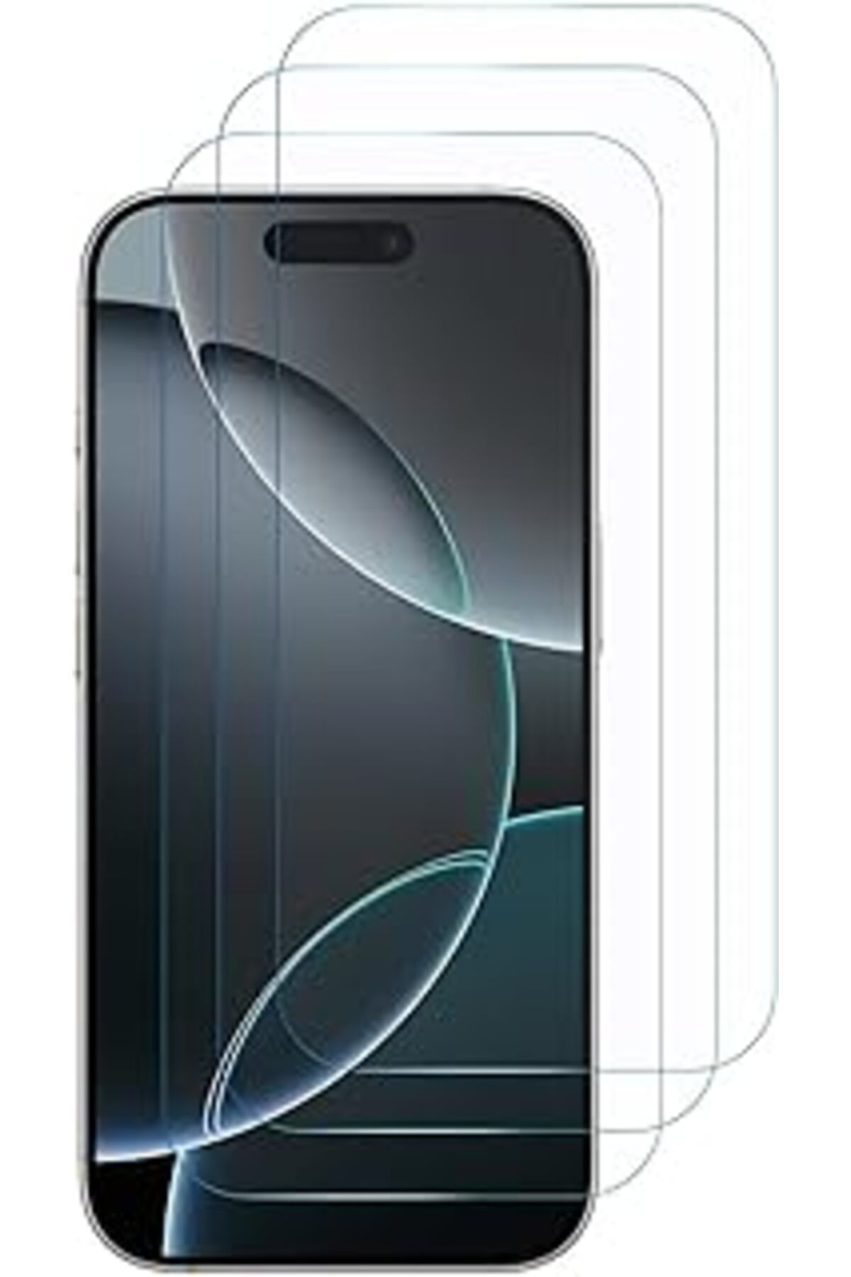 Pazarcan Microsonic Apple Iphone 16 Pro Max Screen Protector Nano Glass Cam Ekran Koruyucu (3`Lü Paket) [Iph