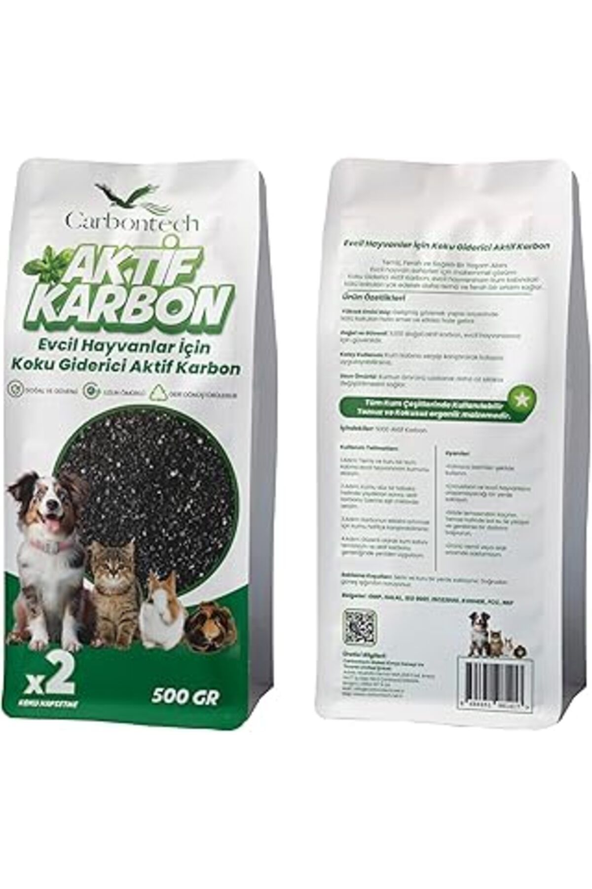 karadağsb Carbontech Koku Giderici Aktif Karbon 500 Gr
