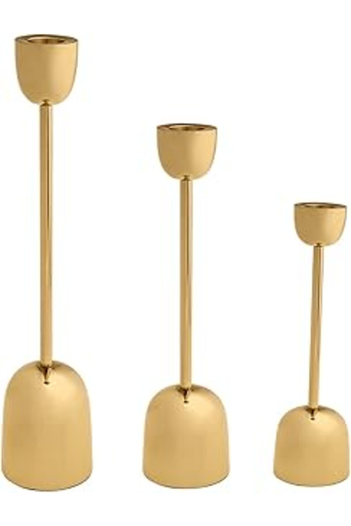 karadağsb Jumbo Lutra Stick 3'Lü Gold Şamdan