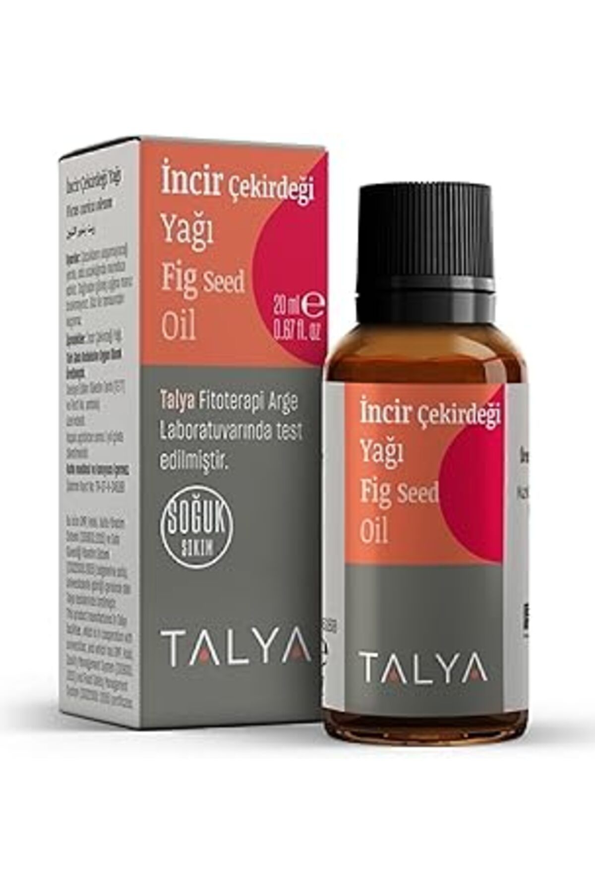 karadağsb Talya İncir Çekirdeği Yağı, Soğuk Sıkım,%100 Saf Ve Doğal, 20 Ml