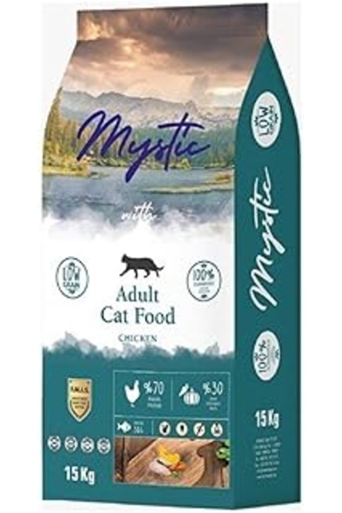 karadağsb Mystic Az Tahıllı Yetişkin Kedi Maması Tavuklu 15 Kg