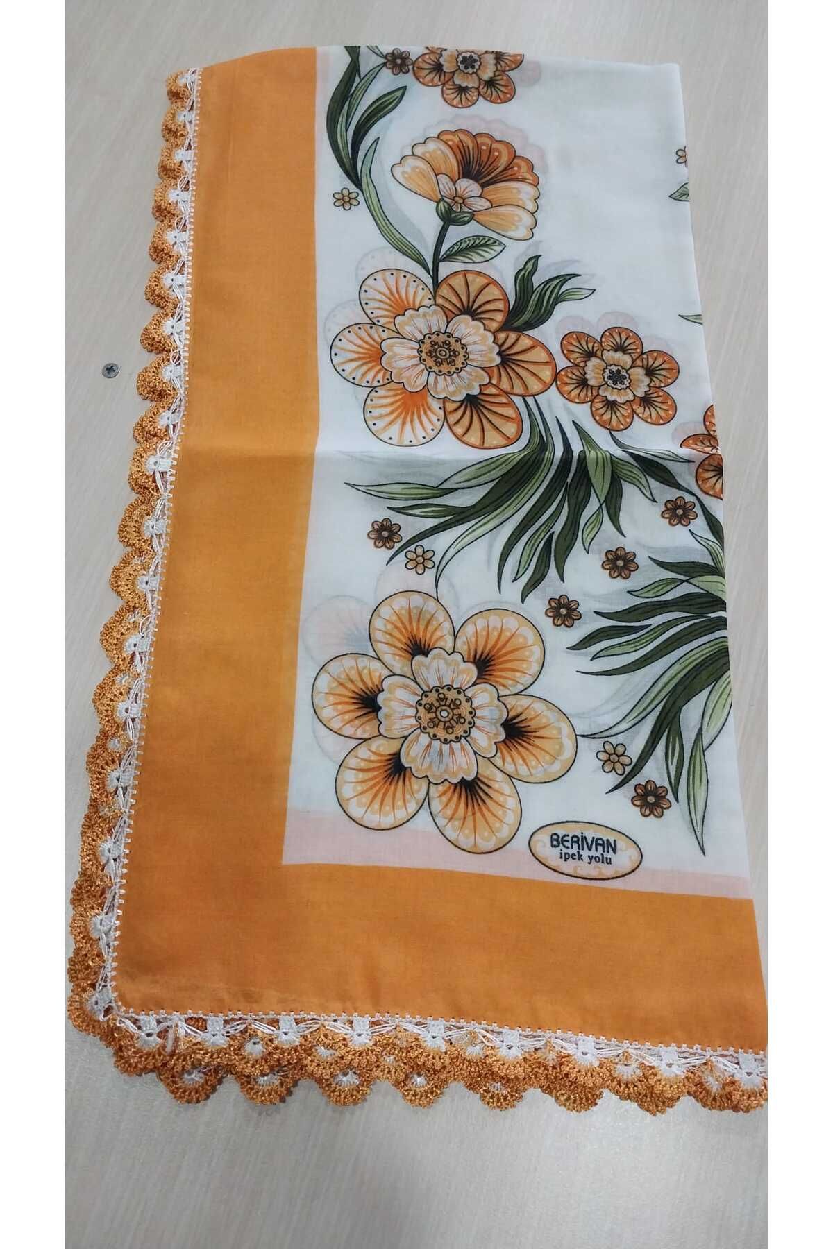 Papatyam El işi Tığ Oyalı Yazma/Tığ İşi yazma/vintage/Çeyizlik Yemeni/100x100/Polyester