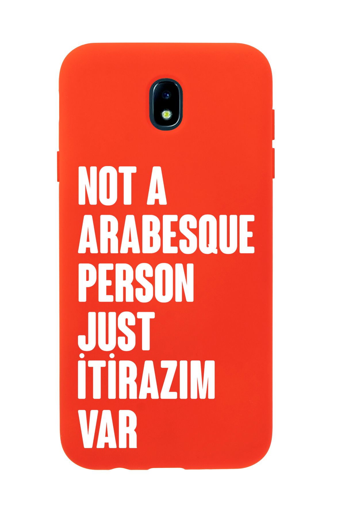 mooodcase Samsung J7 Pro Uyumlu Not Arabesque Person Just İtirazım Var Desenli Telefon Kılıfı