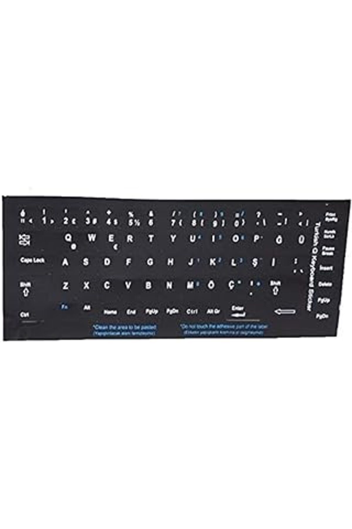 DENİZBİLİŞİM Addison 300161, Türkçe Q Siyah Klavye Stiker