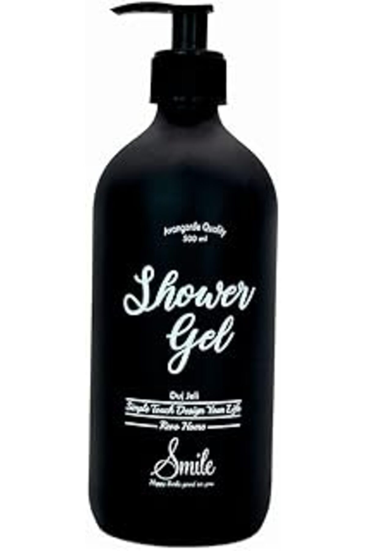 karadağsb Revo Home Siyah Cam Duş Jeli Şişesi – 500 Ml (Shower Gel)