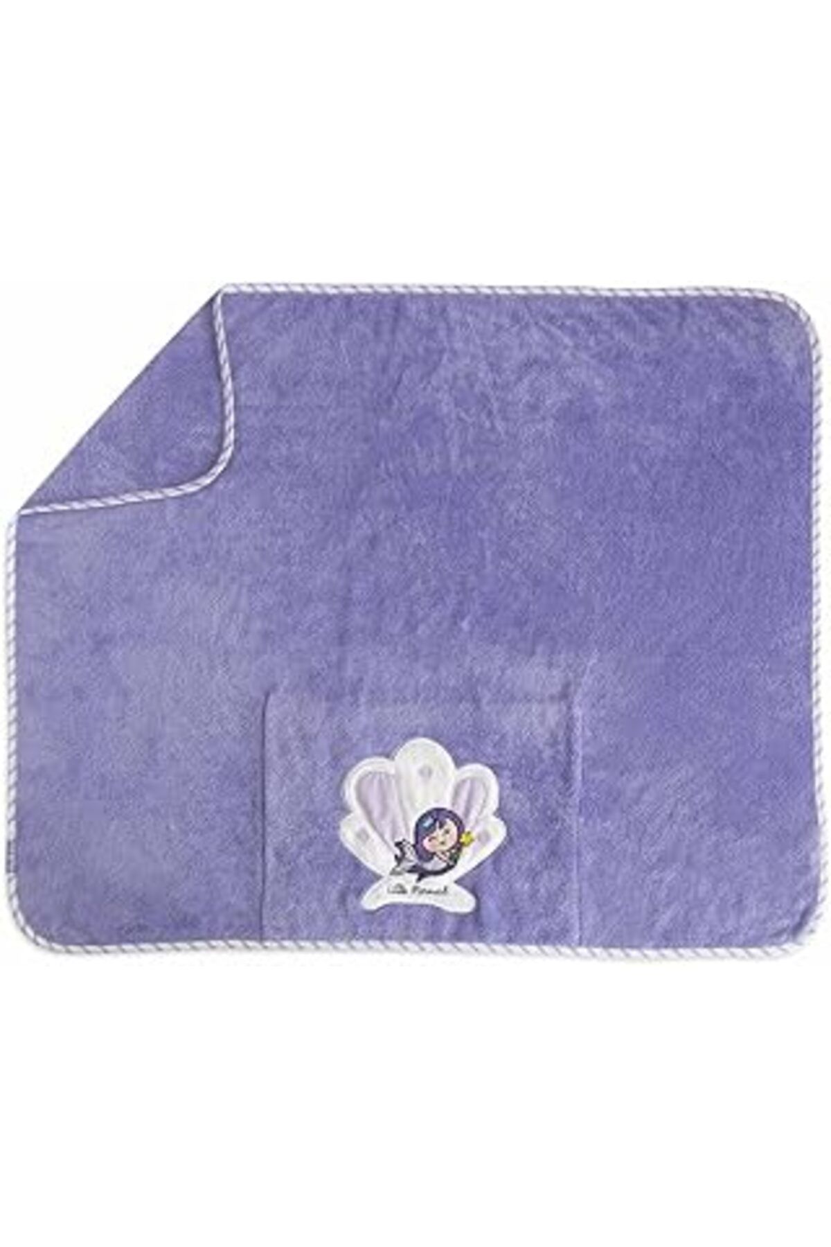 NZM TİCARET Milk Moo Soft Cuddles Bebek Battaniye Küçük Deniz Kızı (Lila)
