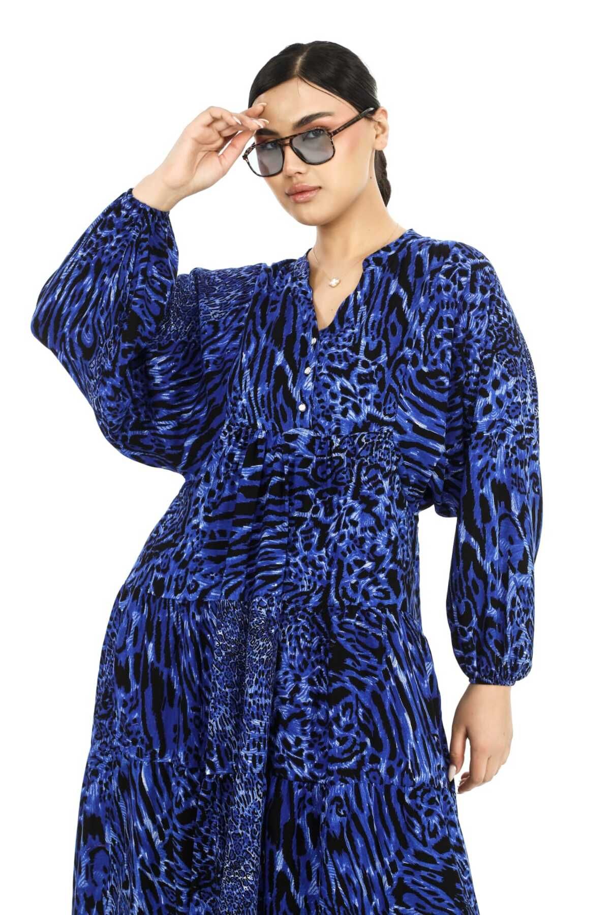 Sevimli Butik YARIM DÜĞMELİ ELBİSE
