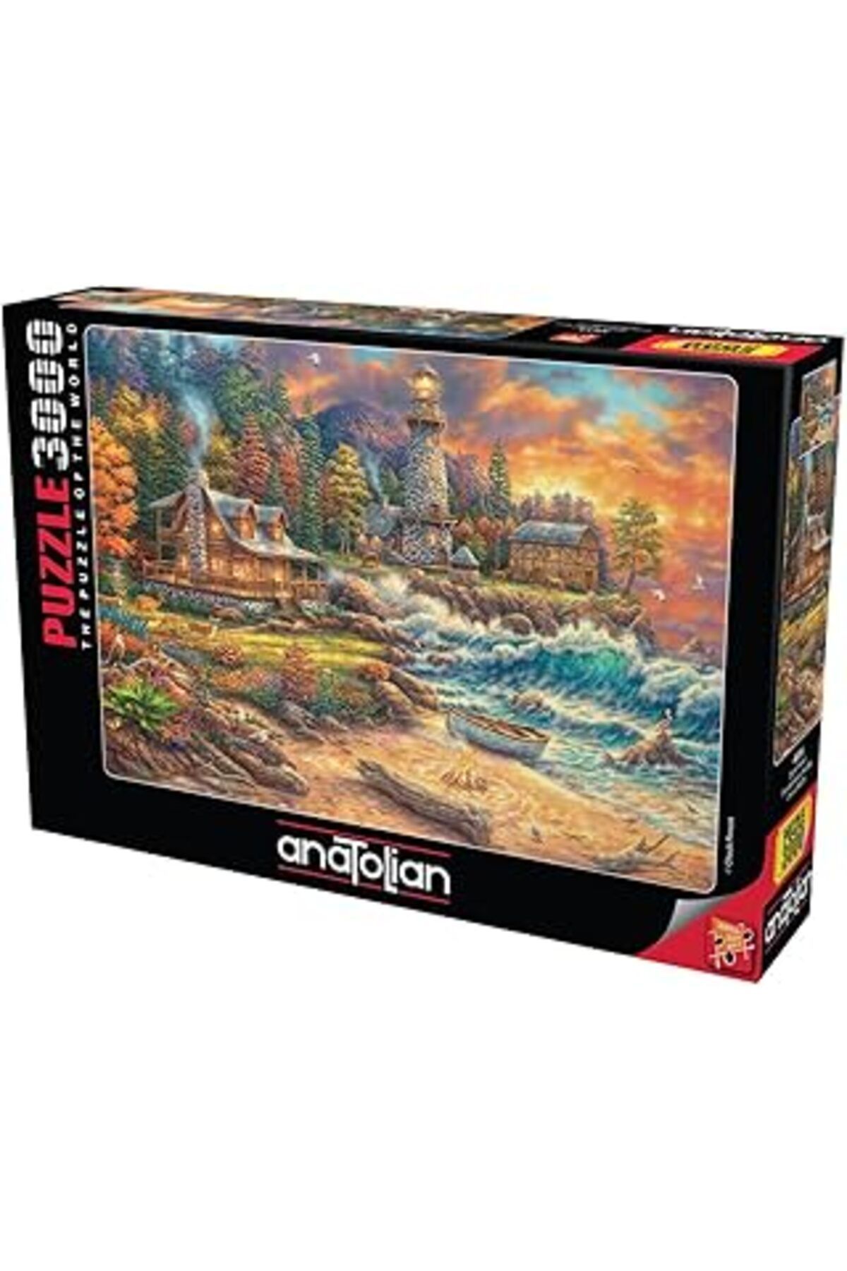 karadağsb Anatolian Puzzle - Deniz Feneri / 3000 Parça Puzzle, #4934