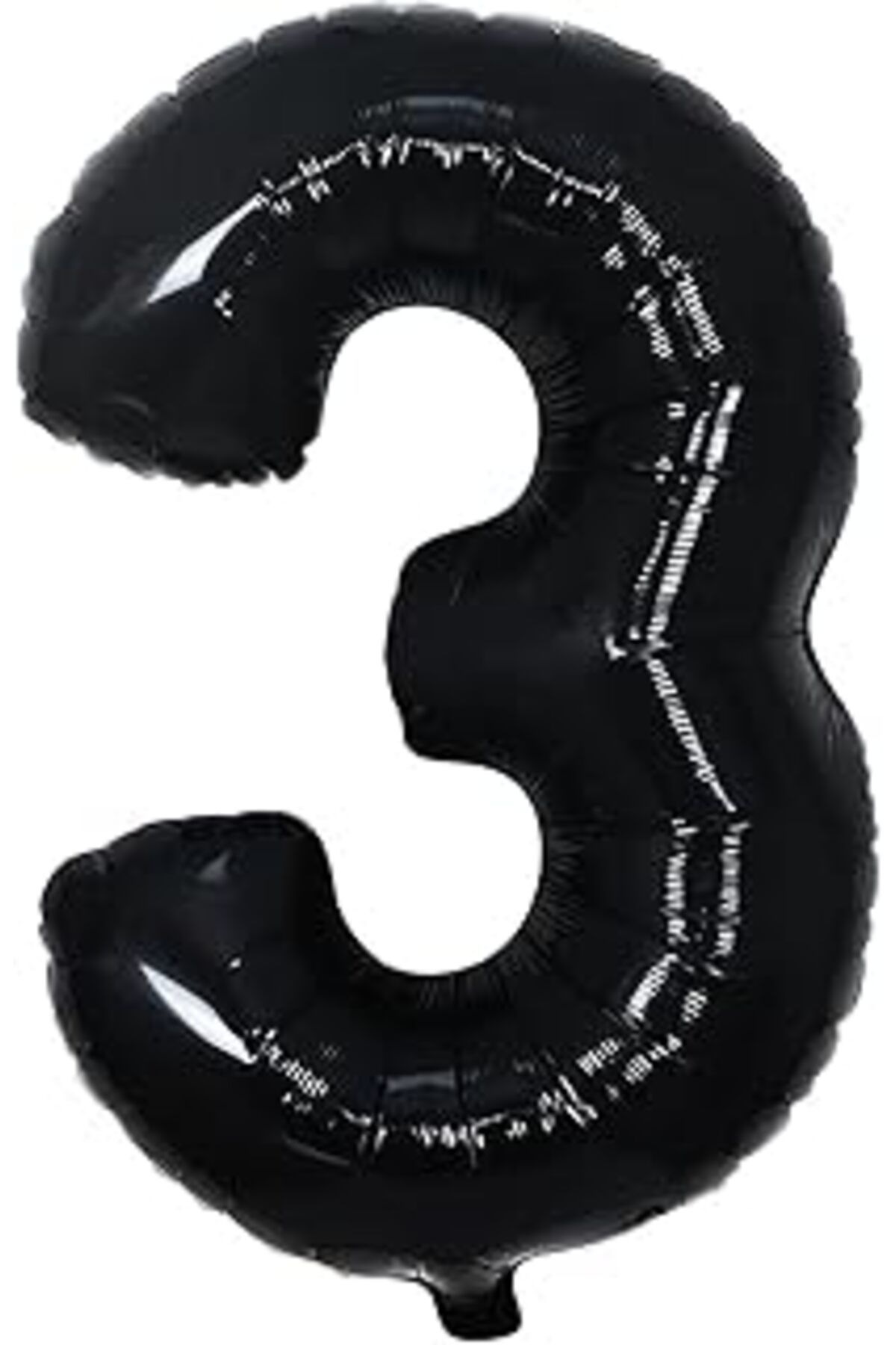 karadağsb Folyo Balon Siyah 3 Rakamı 34 İnç 80 Cm