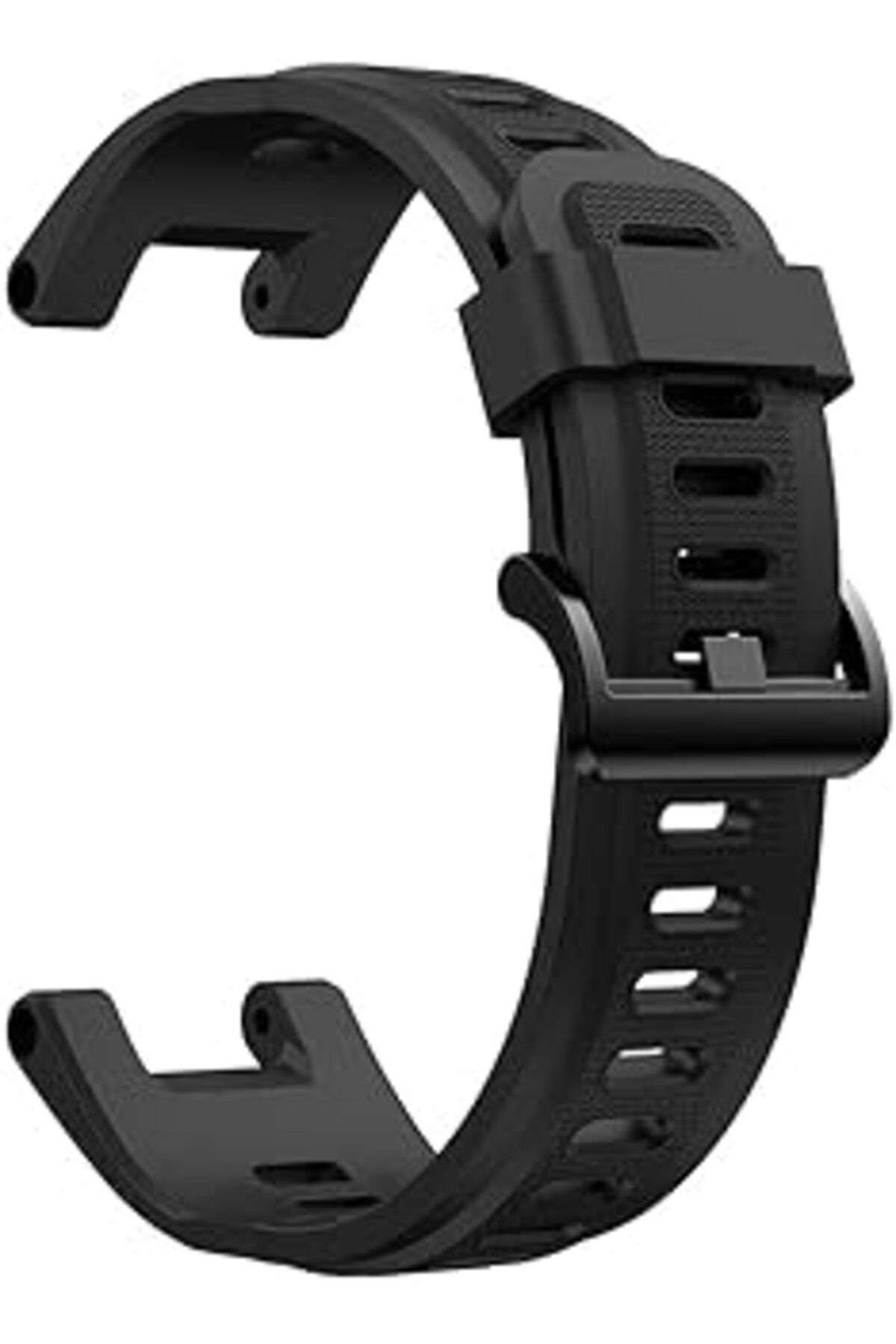 karadağsb Microsonic Amazfit T-Rex Için Kordon Silicone Sport Band Siyah