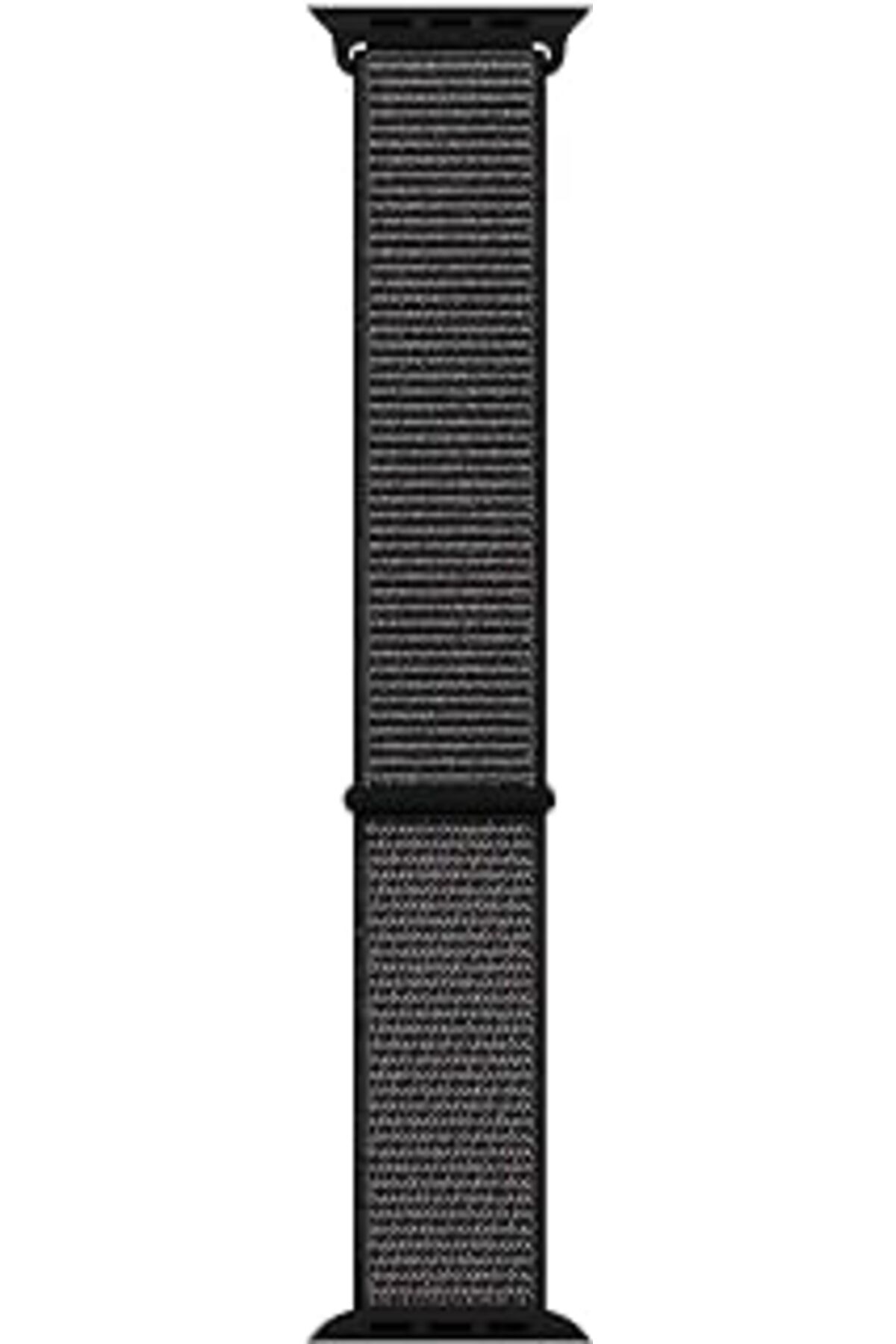 karadağsb Microsonic Apple Watch Series 7 45Mm Hasırlı Kordon Woven (Apple Watch Series 7 45Mm Ile Uyumlu Kor