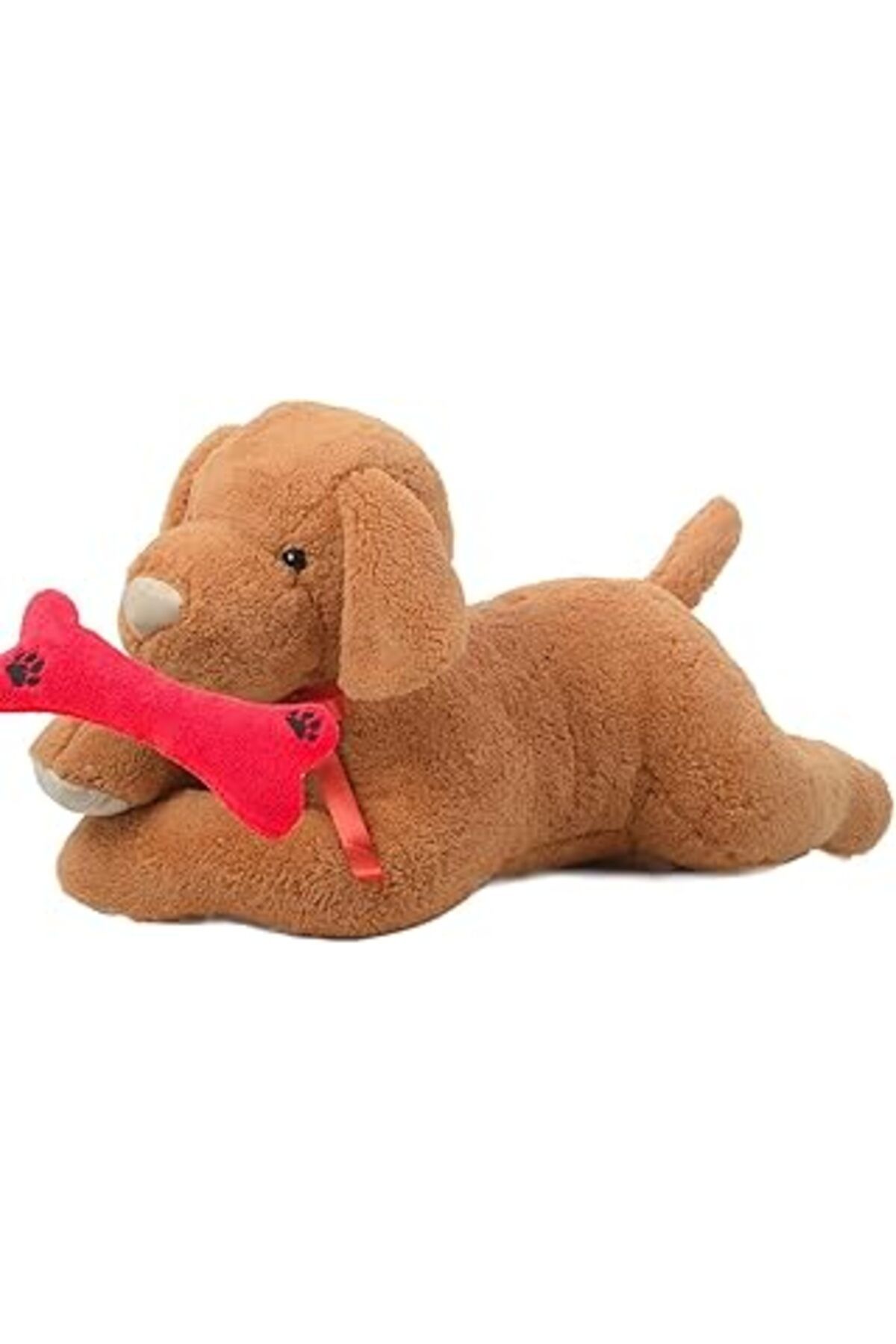 karadağsb Sole Ağzında Kemiği Ile Peluş Yumuşacık Sevimli Köpek, Uyku Ve Oyun Arkadaşı-80 Cm