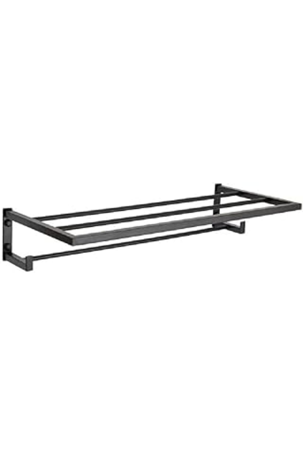 karadağsb System Banyo Havlu Rafı Siyah Renk 264X104X590 Mm