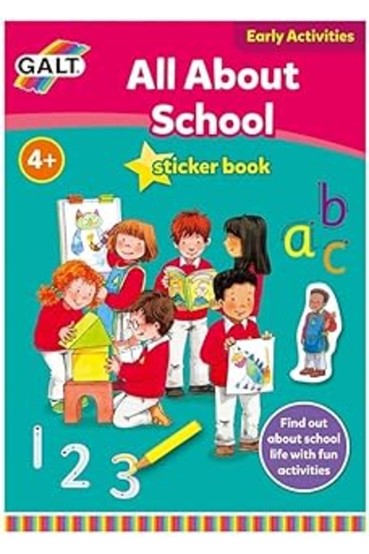 karadağsb Galt All About School 4 Yaş+ Aktivite Kitabı (L3123H)