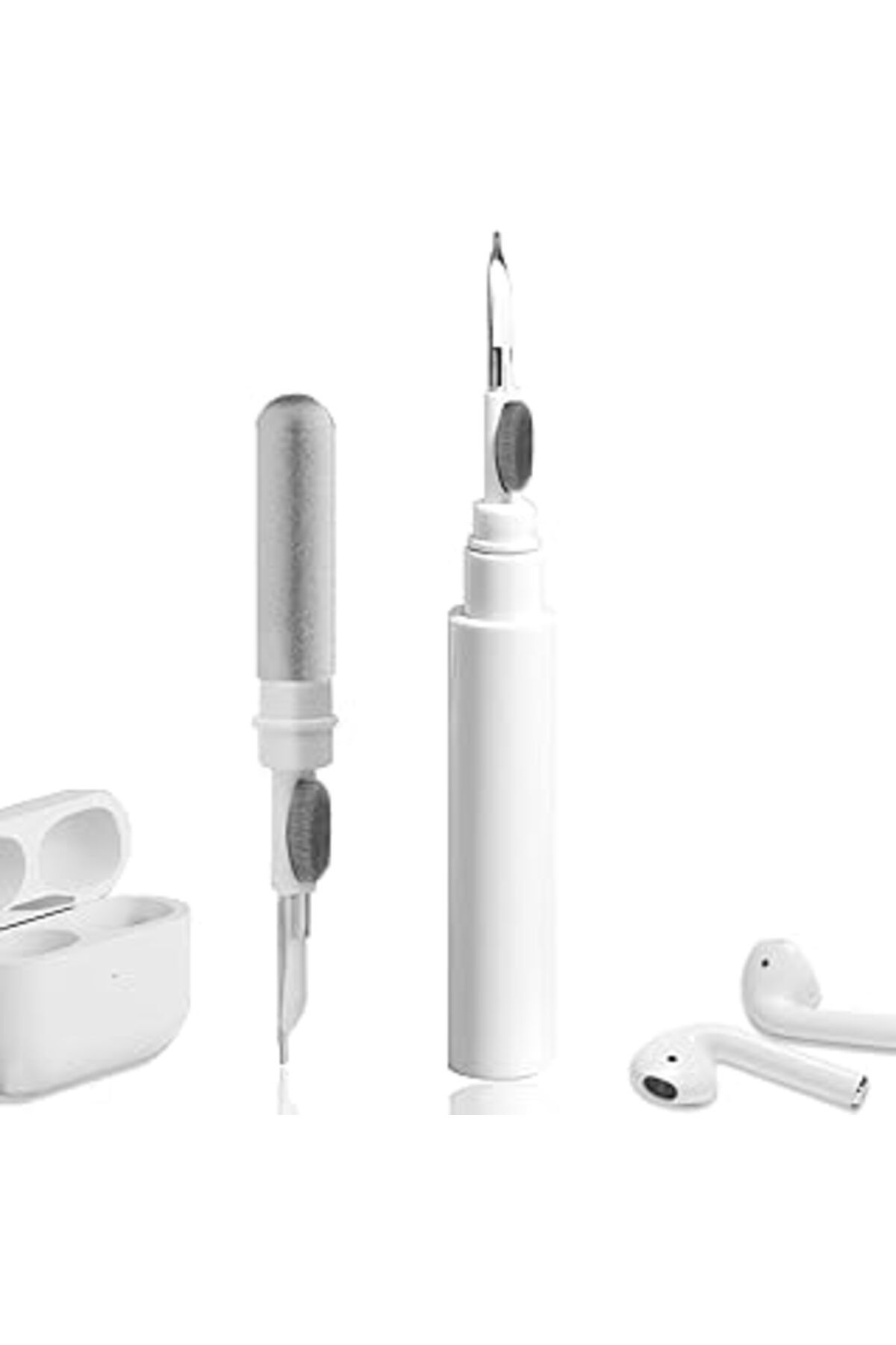 Mu Art Ahşap Yesimla Airpods Kulaklık Temizleme Kiti, Airpods Pro 1 2 3 Temizleyici Kit Kalem Şekli Kablosuz Kul