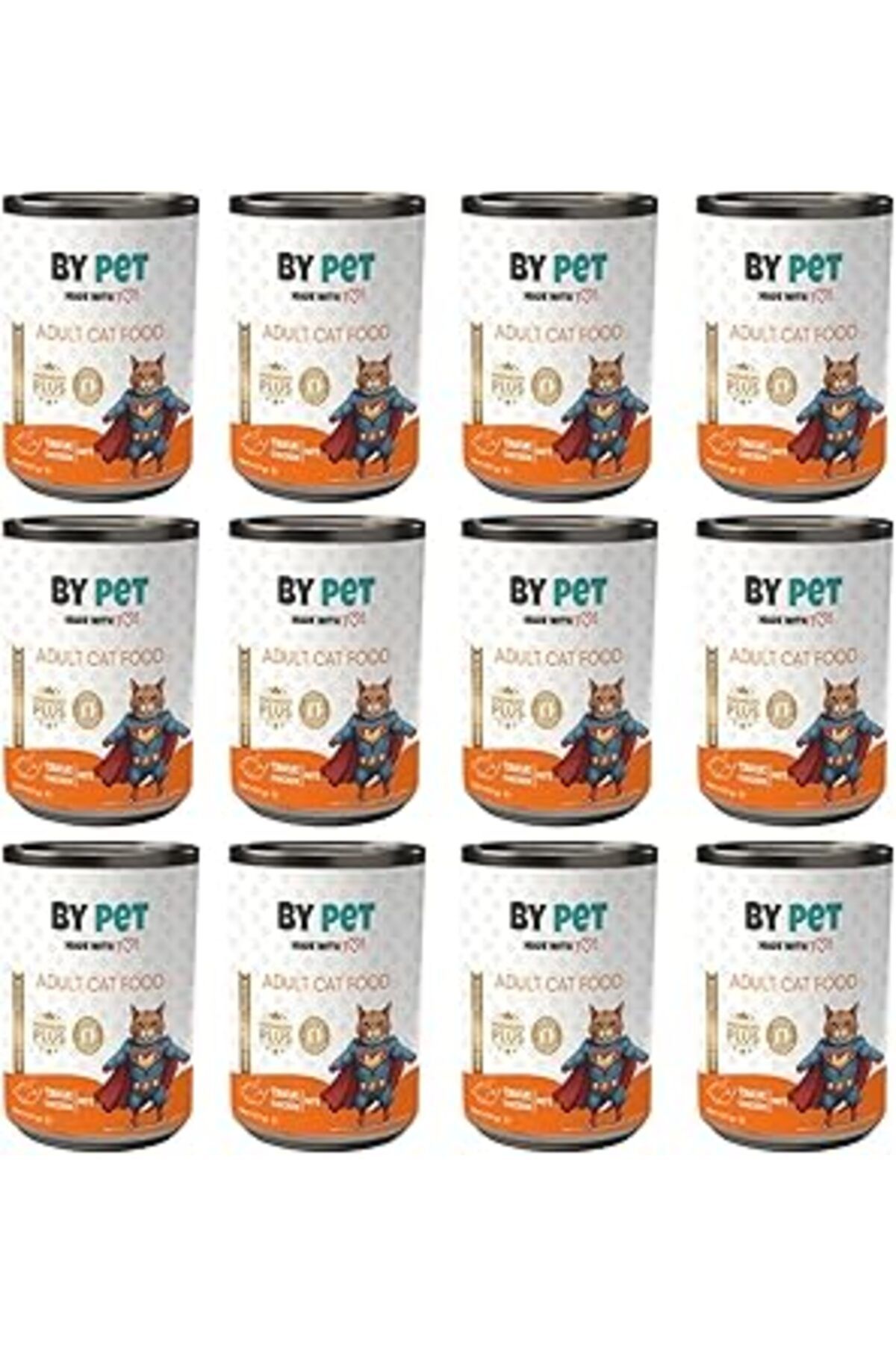 karadağsb Bypet Yetişkin Kediler İçin Tavuk Etli Konserve Yaş Mama 415 Gr X 12 Adet