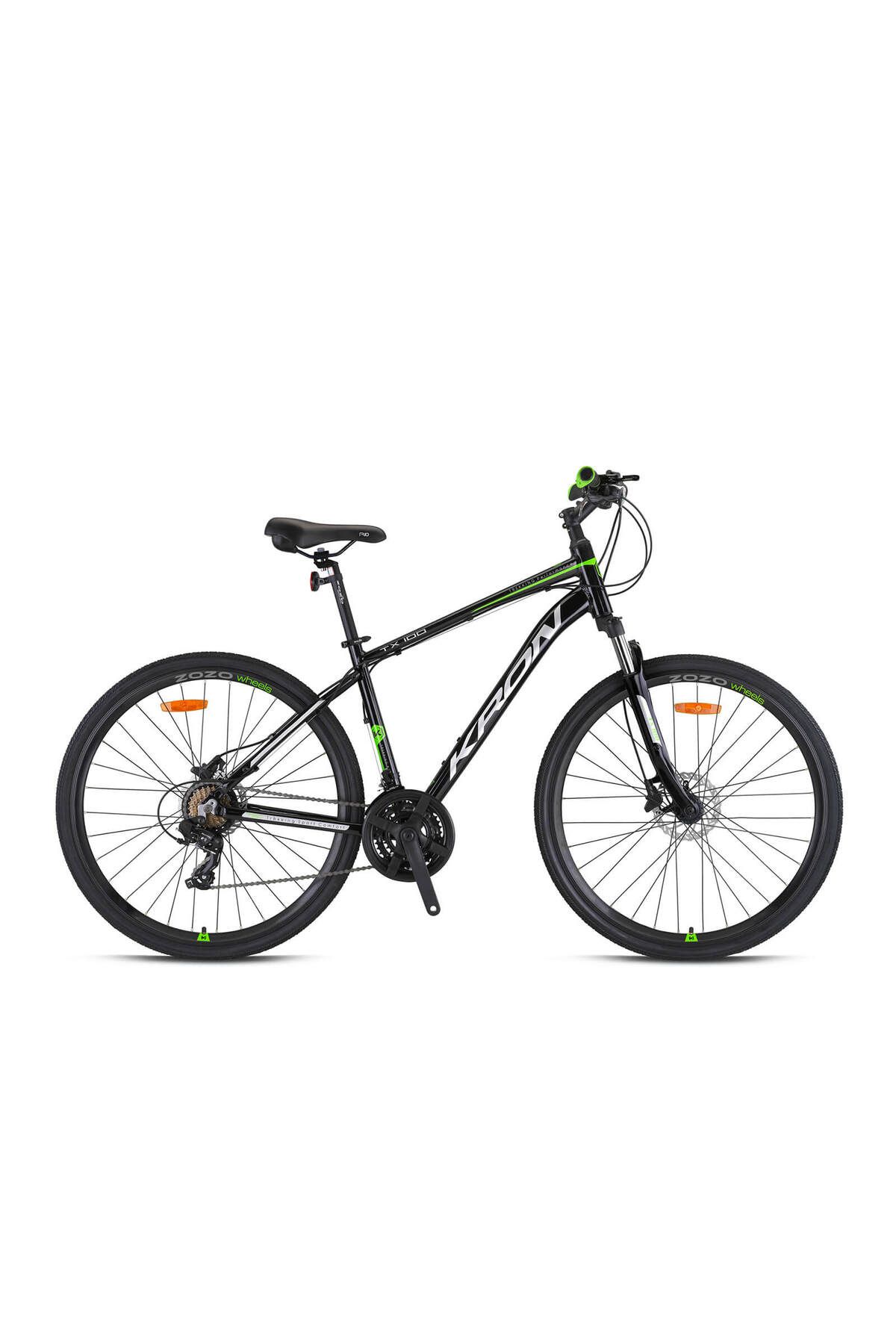 Kron TX100 28 Jant Trekking Bisiklet Siyah-Gri/Yeşil 51 cm