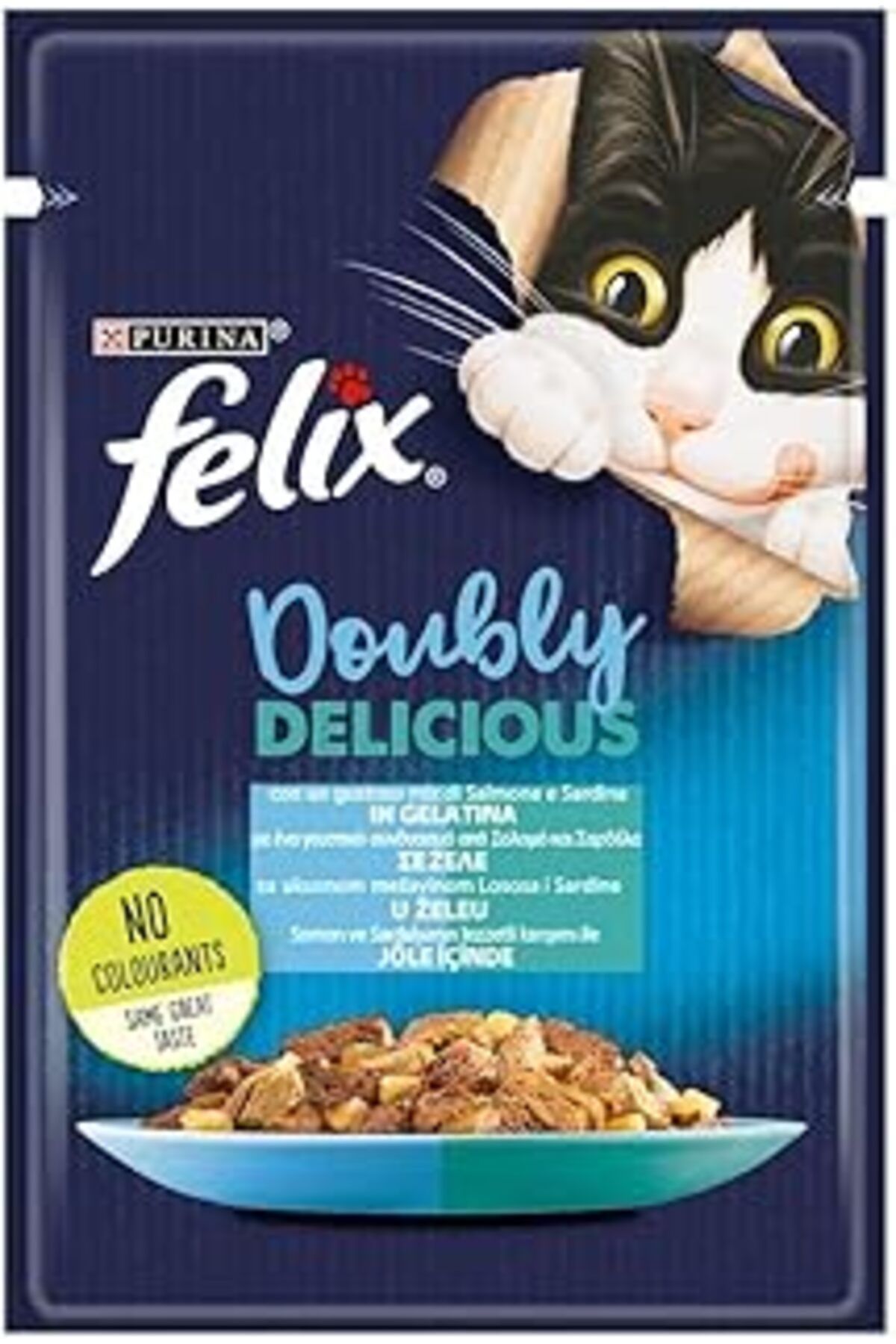 karadağsb Felix Çifte Lezzet Somon & Alabalık Kedi Yaş Mama (26 X 85 Gr)
