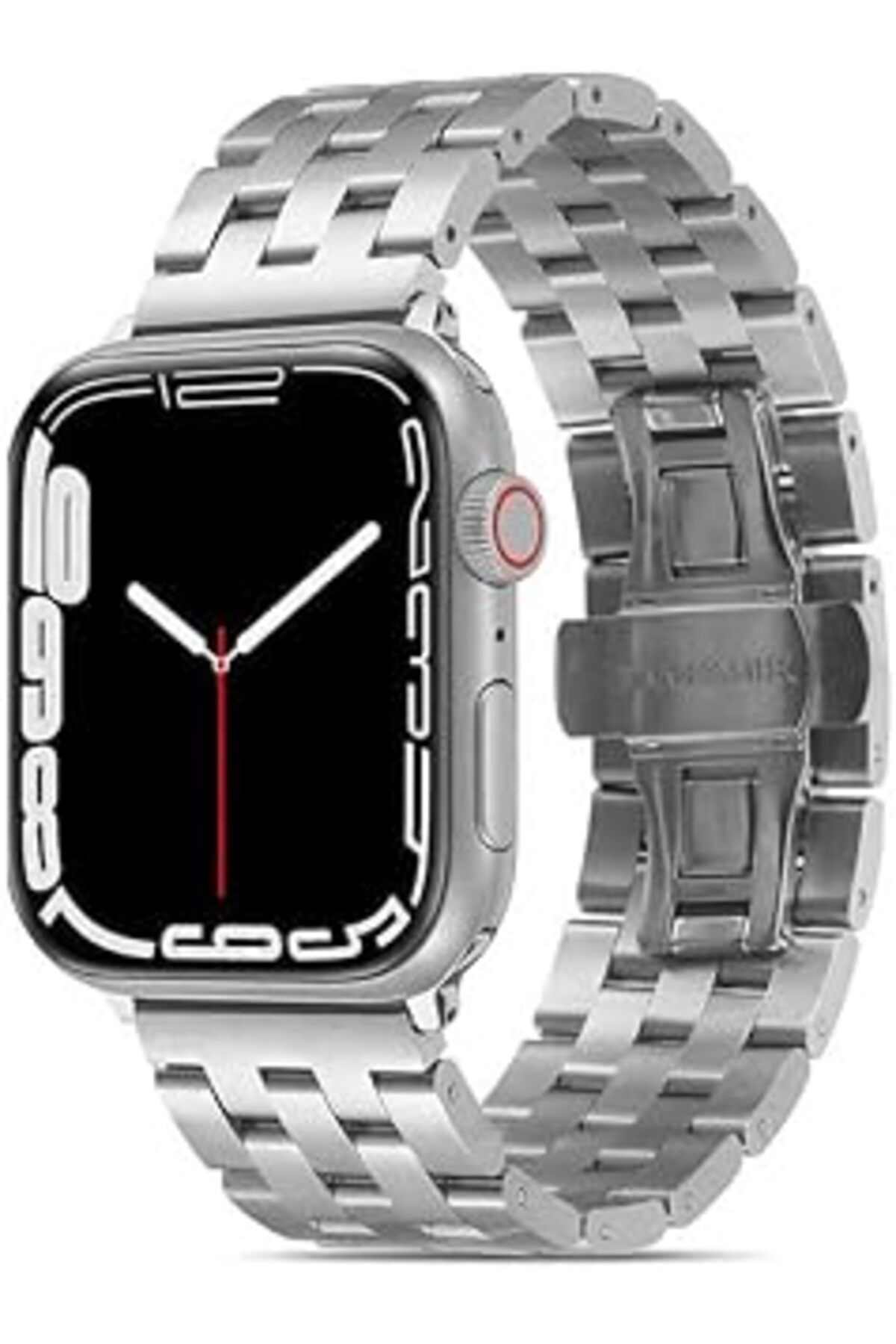 karadağsb Zore Apple İle Uyumlu Watch 42Mm Krd-20 Metal Kordon Gümüş