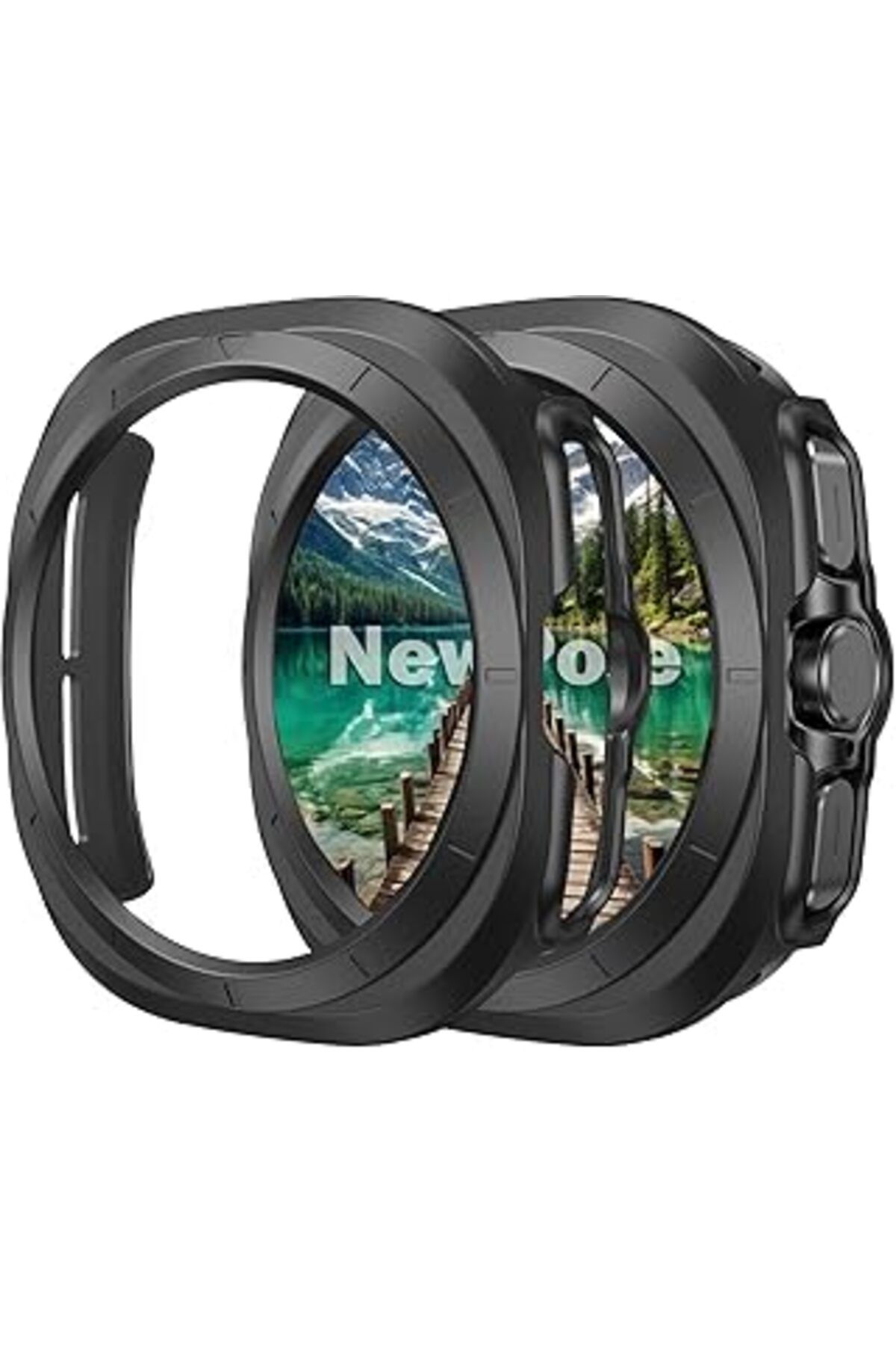 karadağsb Newpole Galaxy Watch Ultra Için Watch Tam Kaplayan Watch Kasa Koruyucu Kılıf Sert Pc Darbelere Daya