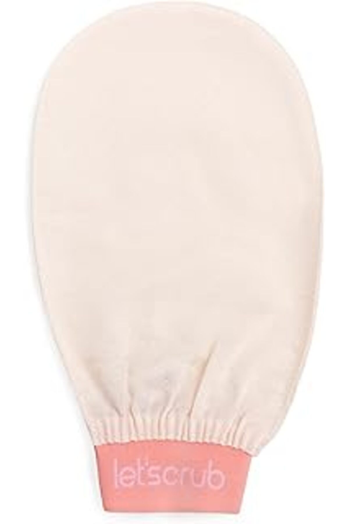 karadağsb Let'Scrub Ekru Banyo Duş Kesesi Peeling Eldiveni %100 Floş İpek Unisex