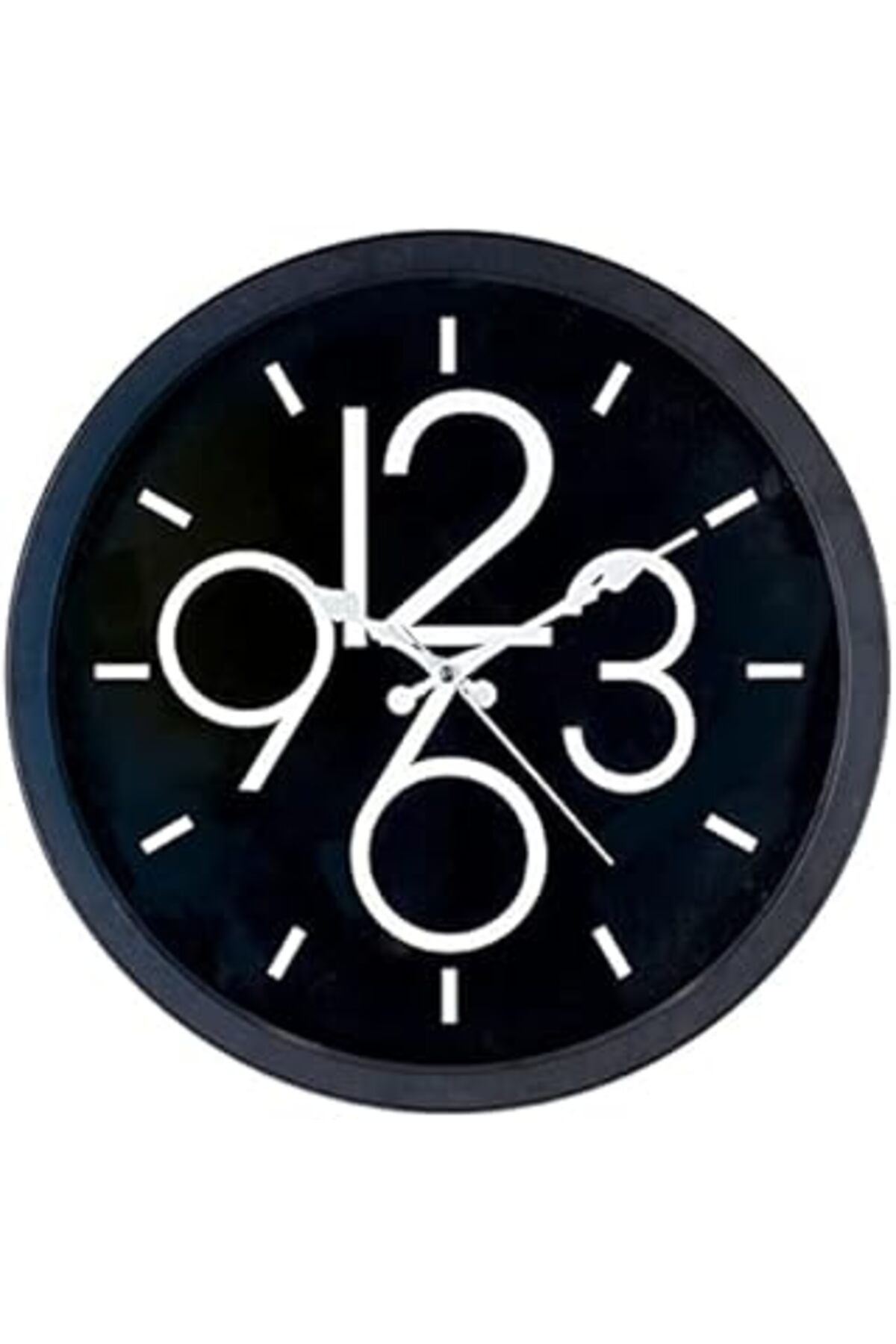 Pazarcan Galaxy 706-1 Modern Kadranlı Sessiz Akar Duvar Saati, 42Cm