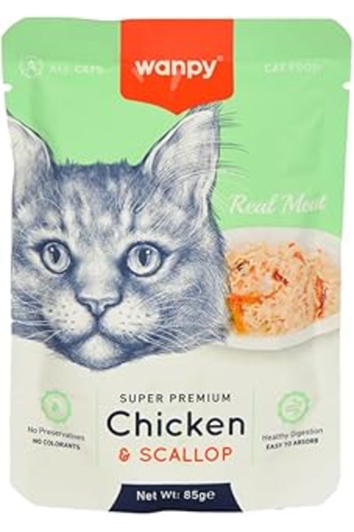 karadağsb Wanpy Pouch Tavuklu & Morina Balıklı Yaş Kedi Maması (85Gr X 12 Adet)