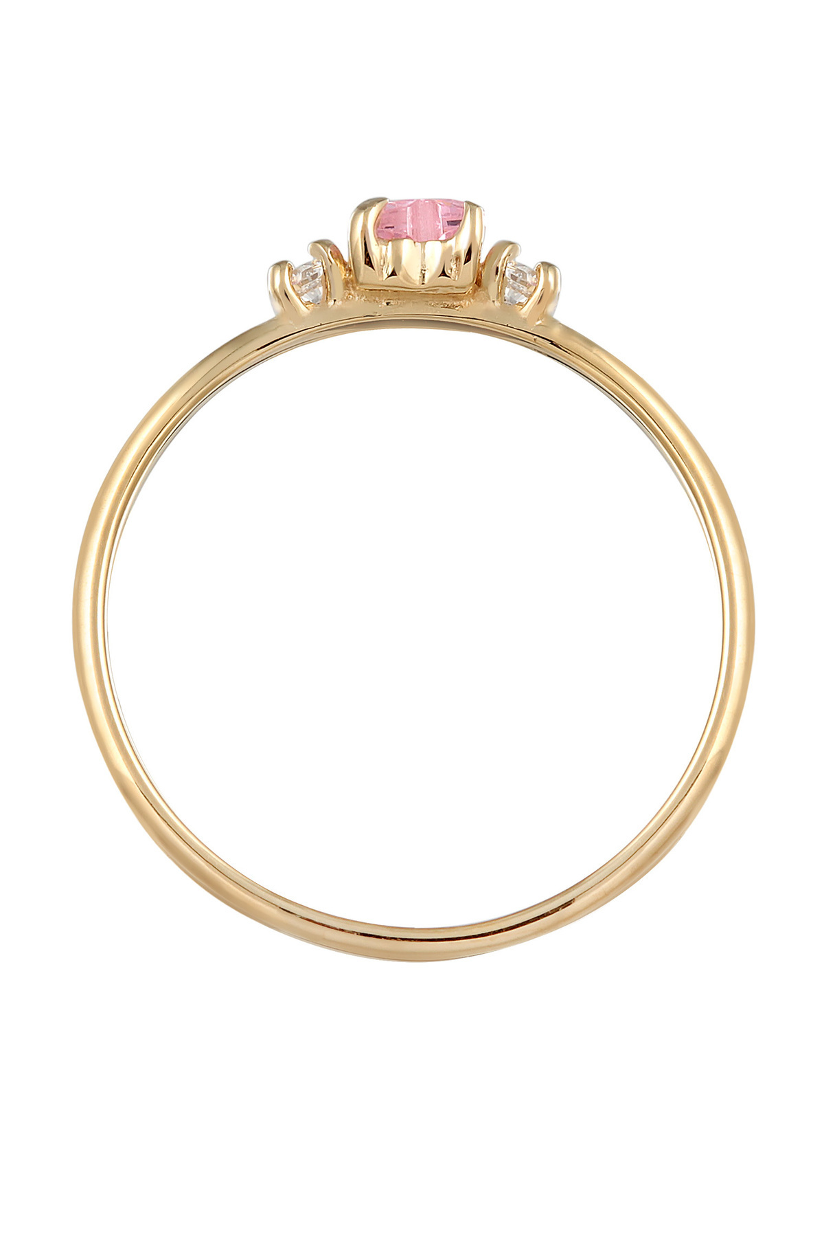 ELLI-Ring Damen Verlobungsring Herz mit Zirkonia Kristall in 925 Sterling Silber 3