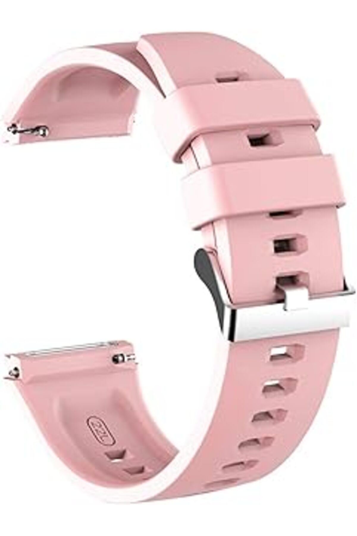 karadağsb Microsonic Samsung Galaxy Watch 46Mm Kordon, Silicone Rapidbands Rose Gold