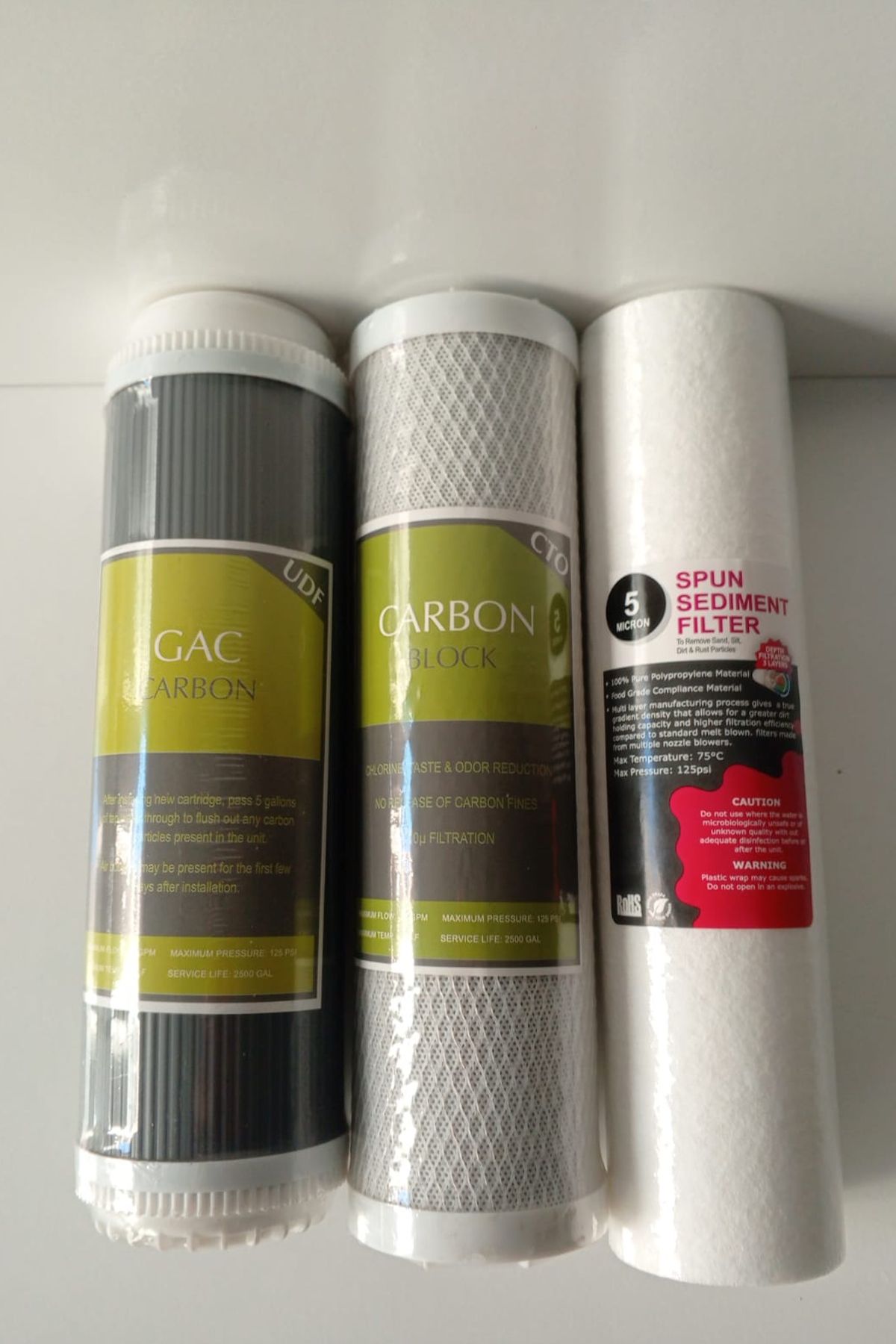 Cw Water Açık Kasa 3'lü Filtre Seti