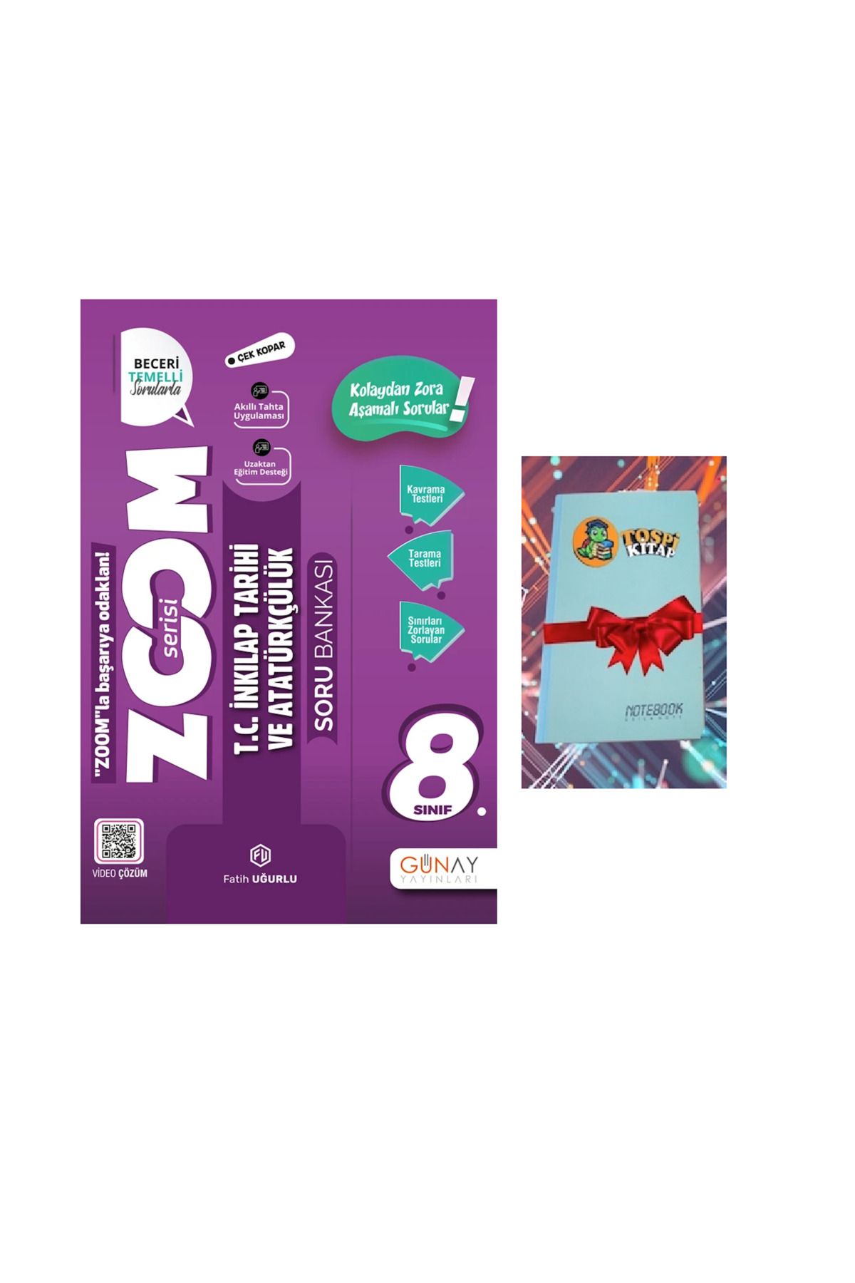 Günay Yayınları 8.SINIF ZOOM SERİSİ İNKILAP TARİHİ (NOT DEFTERİ HEDİYE)