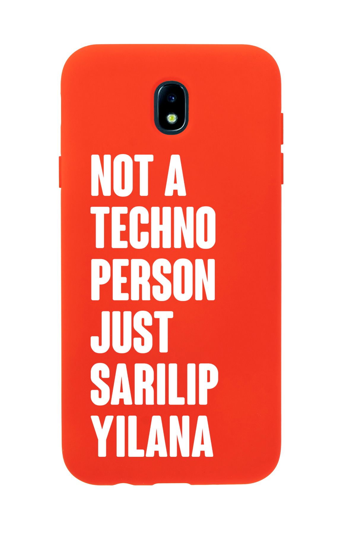 mooodcase Samsung J7 Pro Uyumlu Not Techno Person Just Sarılıp Yılana Desenli Telefon Kılıfı