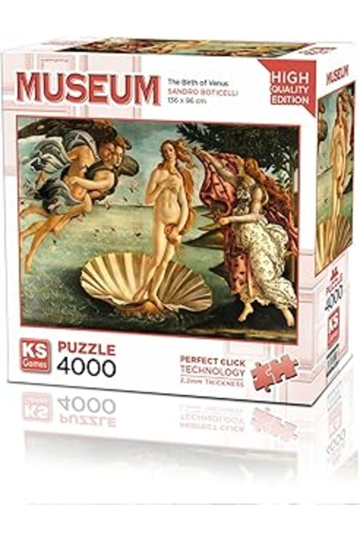karadağsb 23507 The Birth Of Venus 4000 Parça Puzzle