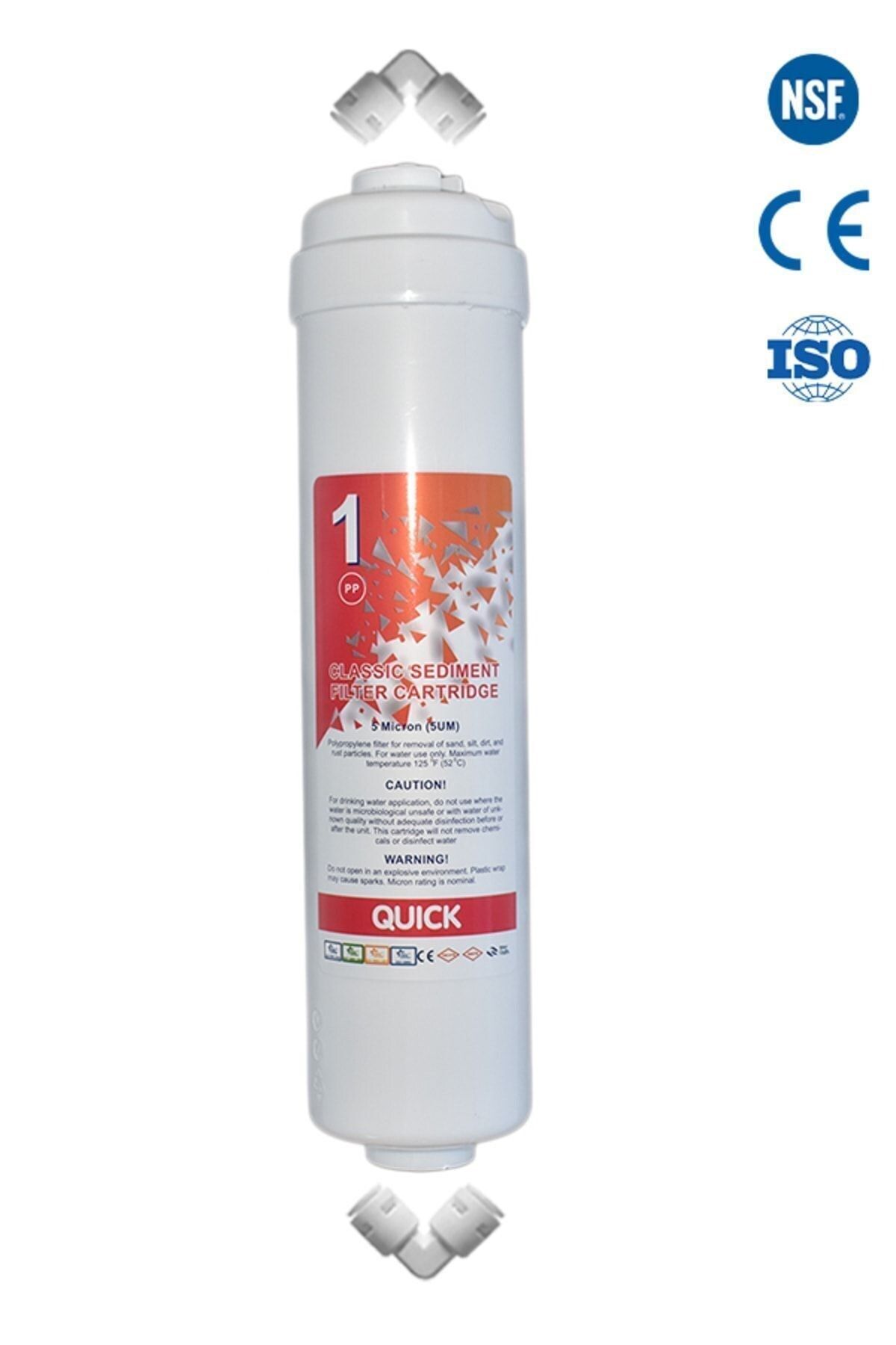 Filter Store Kapalı Kasa 12 Inc Su Arıtma Cihazına Uyumlu Inline 1 Numara Sediment Filtre