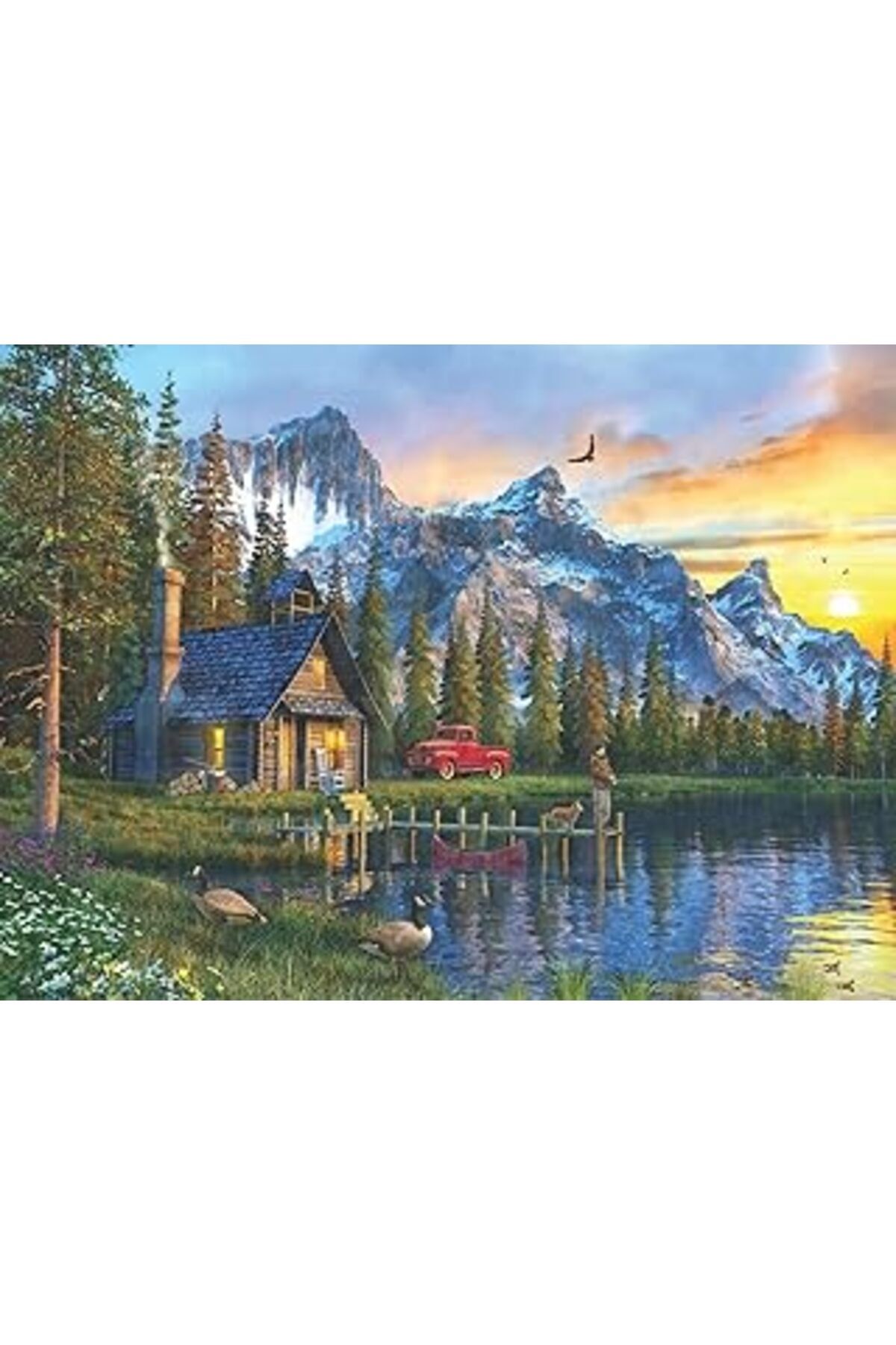 karadağsb Dağevinde Günbatımı (Puzzle 1000) 1024