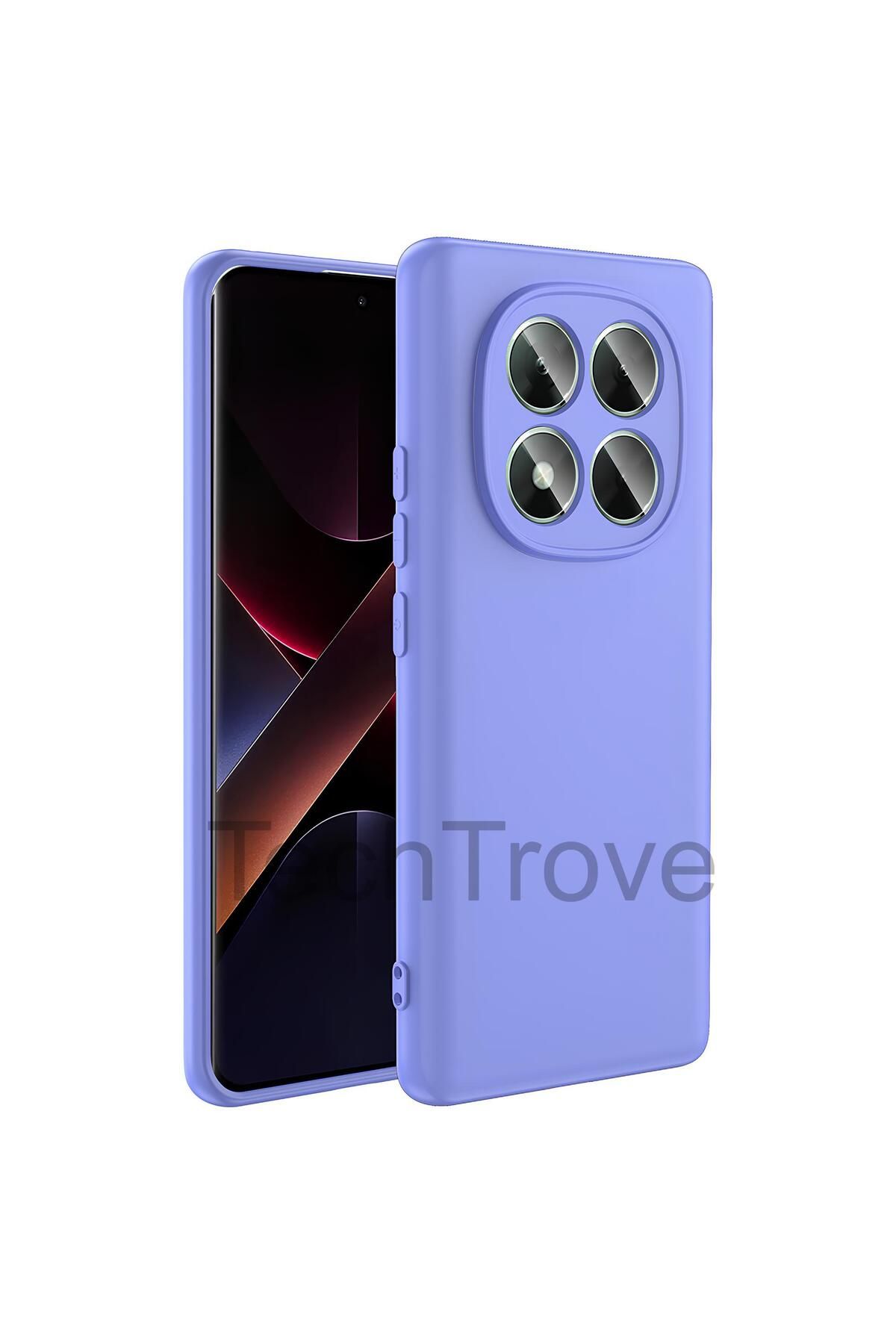 TechTrove Xiaomi Poco X7 Kılıf İçi Kadife Süet Tasarımlı Kamera Korumalı Renkli Silikon Kapak