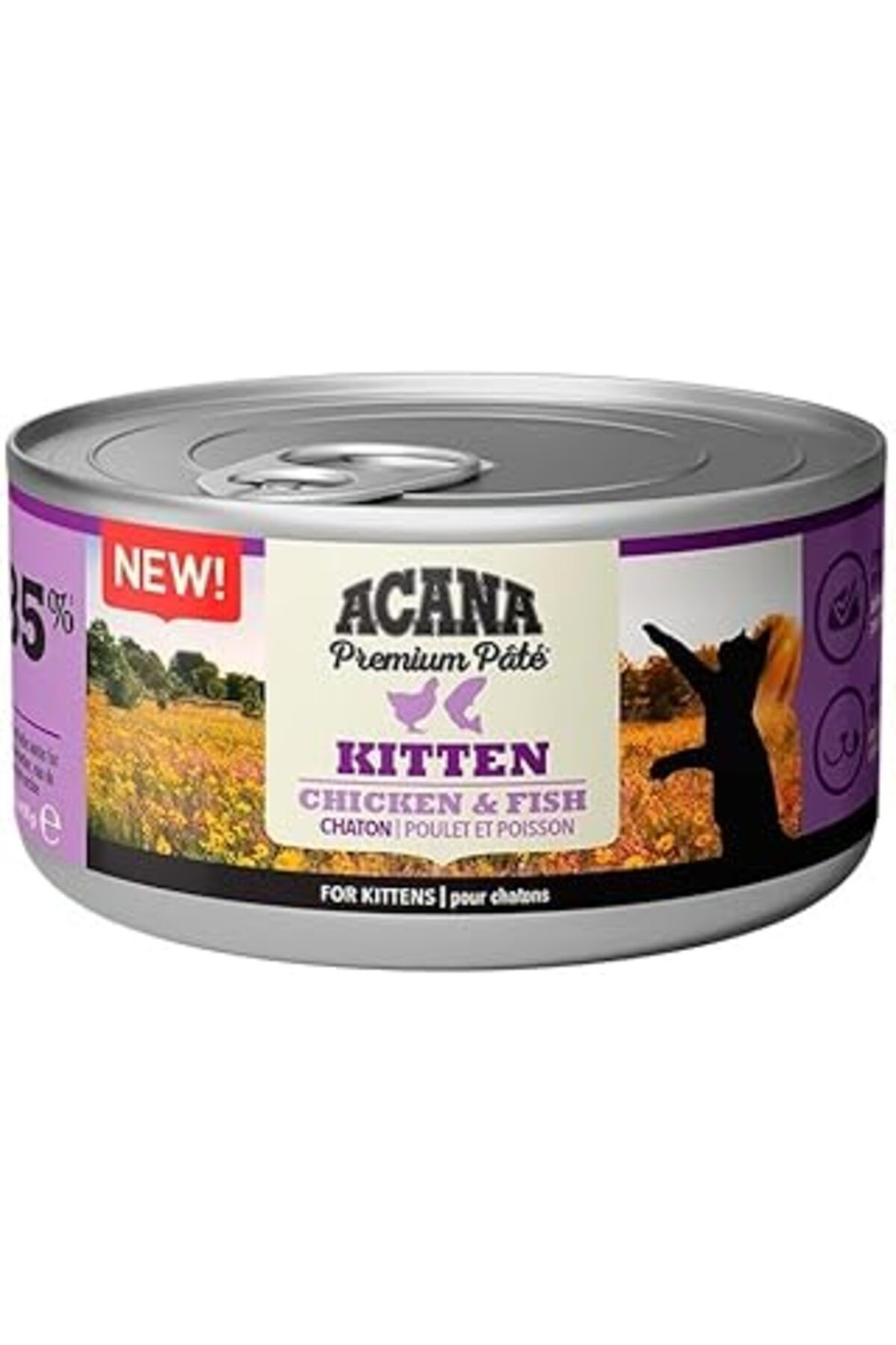 karadağsb Acana Premium Pate (Ezme) Tavuklu Ve Balıklı Yavru Kedi Konservesi 85 Gr X 24 Adet