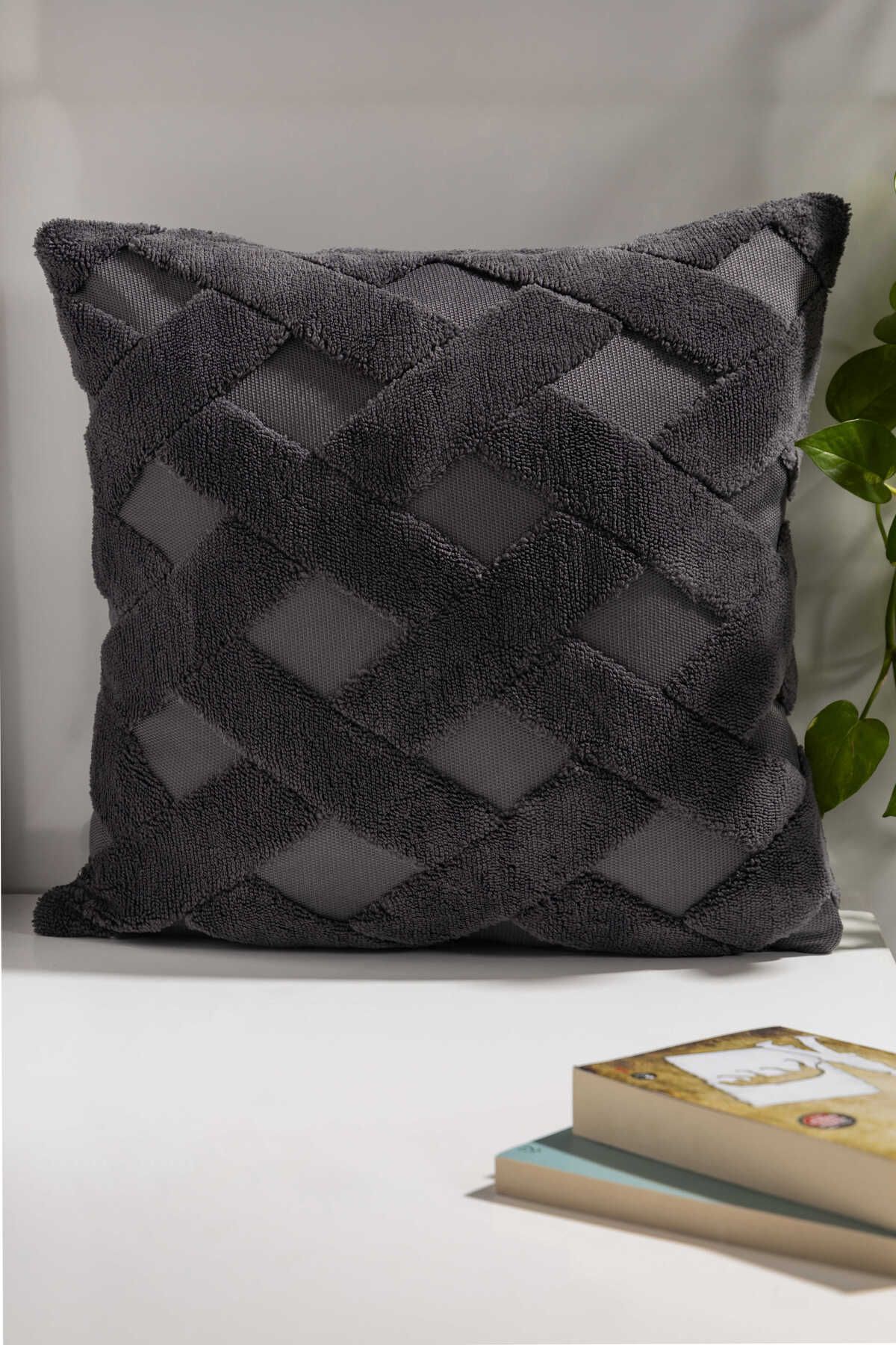 FH finehome Polin Baklava Desen Kırlent Kılıfı 45x45cm