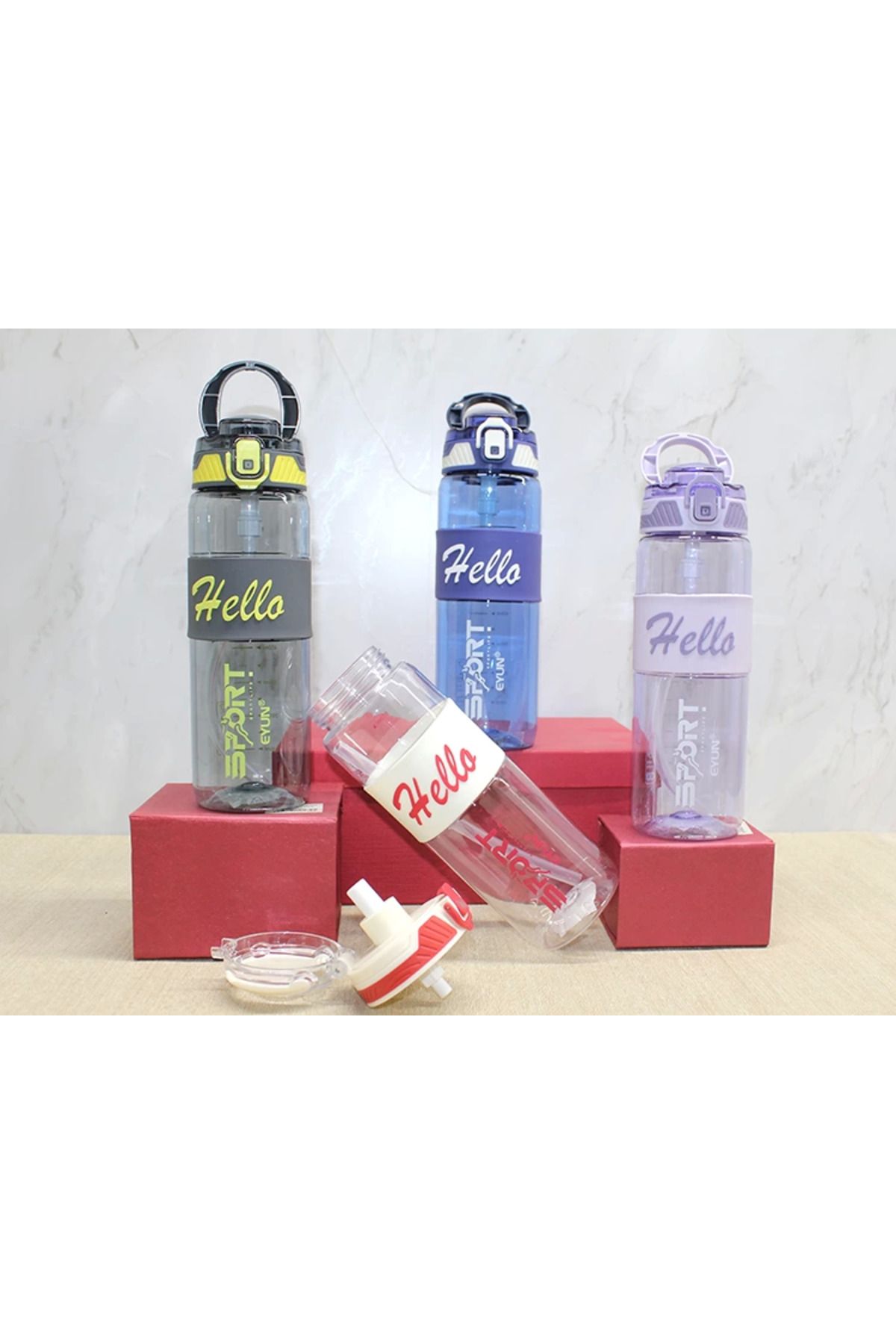 Evinso Tutmalı Su Matarası 800 Ml Bpa İçermez Alk2955