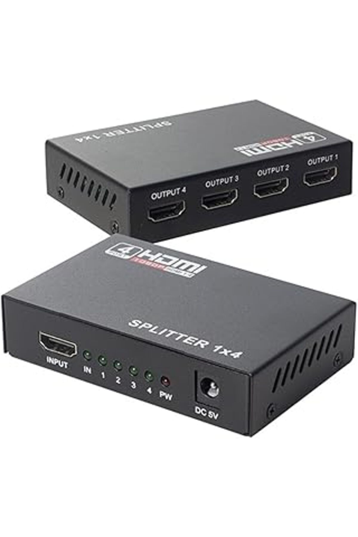 jupiter global bazaar Powermaster 12080 1 Pm 12080 1.4V 4 Port Hdmi Splitter Dağitici