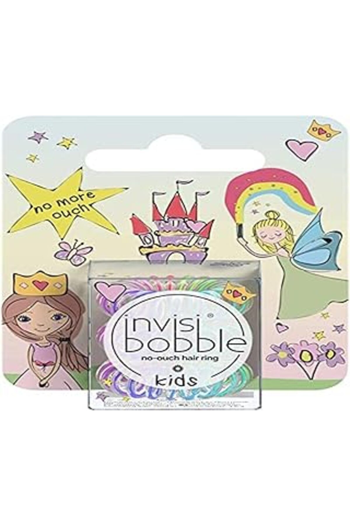 Mu Art Ahşap Invisibobble Kids Princess Sparkle 3'lü Çocuk Saç Tokası