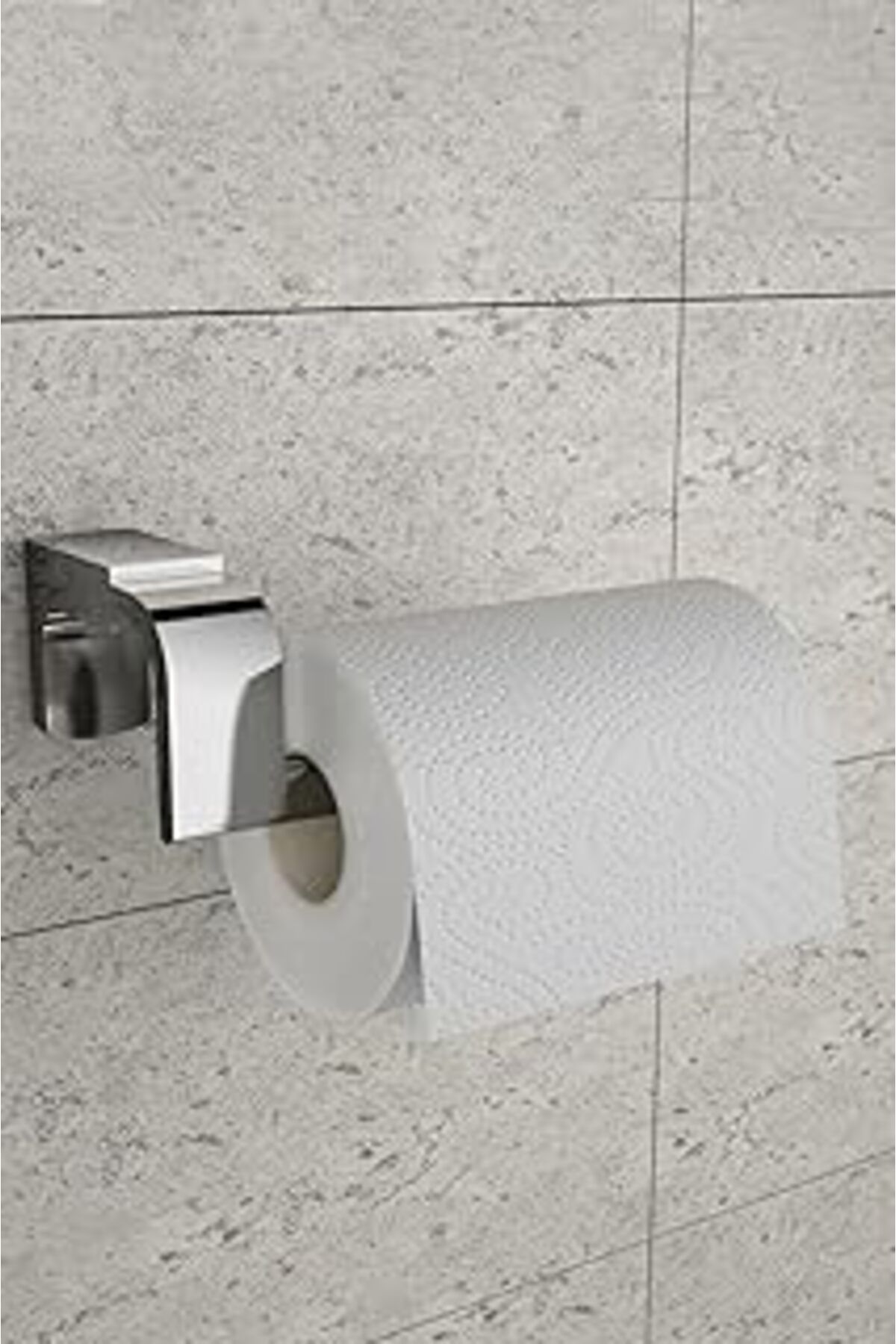 Pazarcan Alper Banyo F1 Model Paslanmaz Krom Tuvalet Kağıdı Askısı, Tuvalet Kağıdı Tutacağı, Tuvalet Kağıtlı