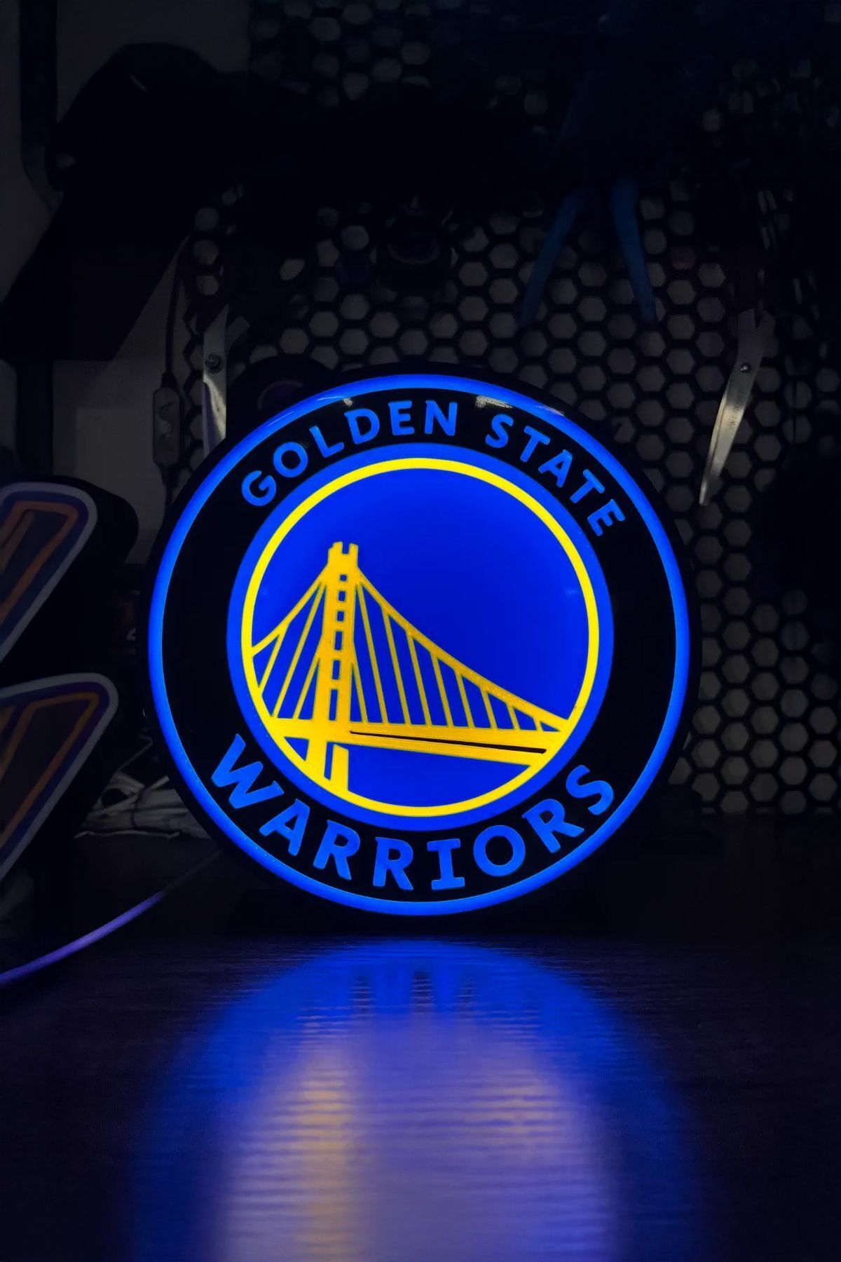 SerenityHaven Golden State Dekoratif Aydınlatma LED Gece Lambası